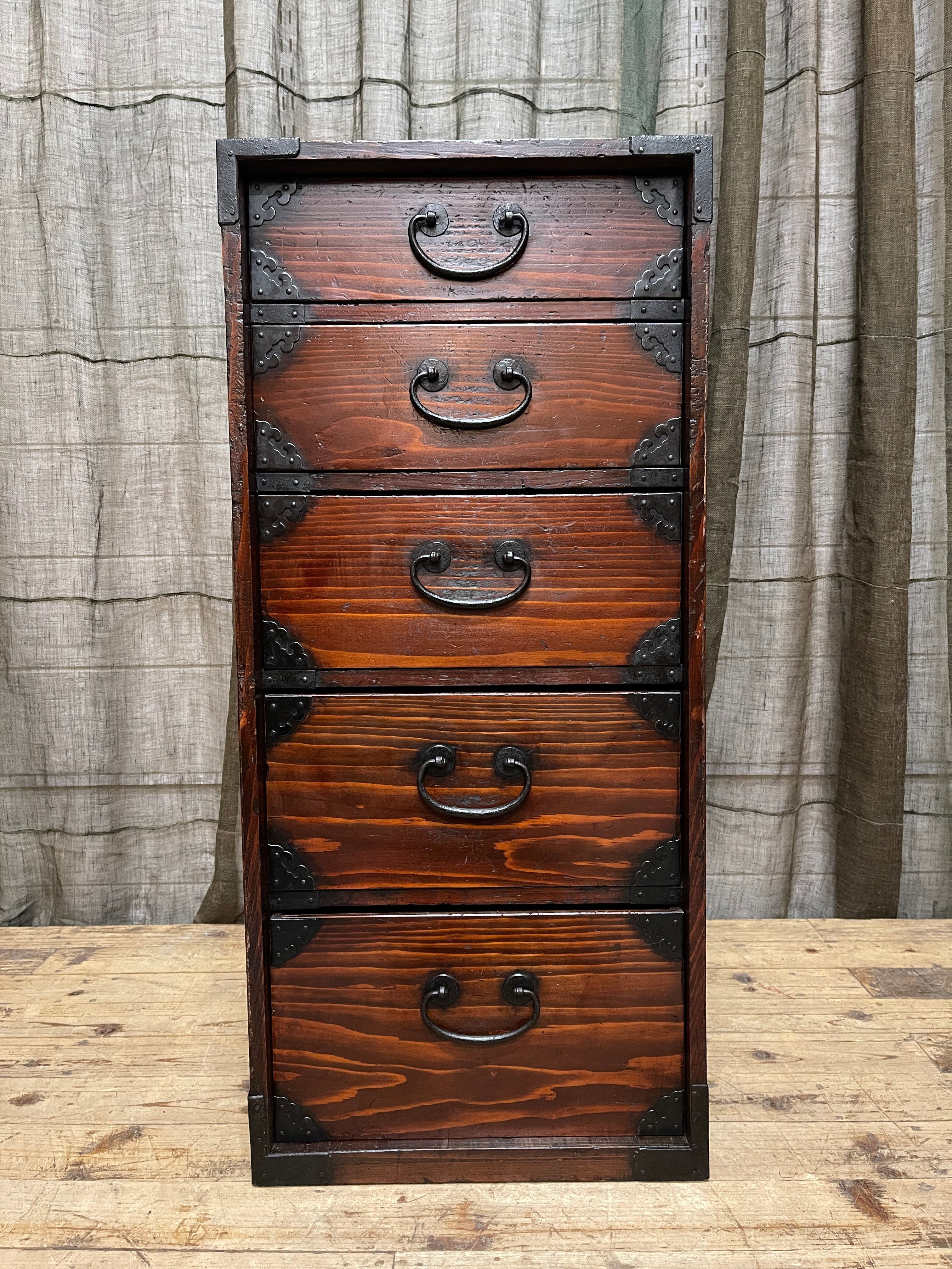 Japanese Lacquered Chest - Cypress | Meiji