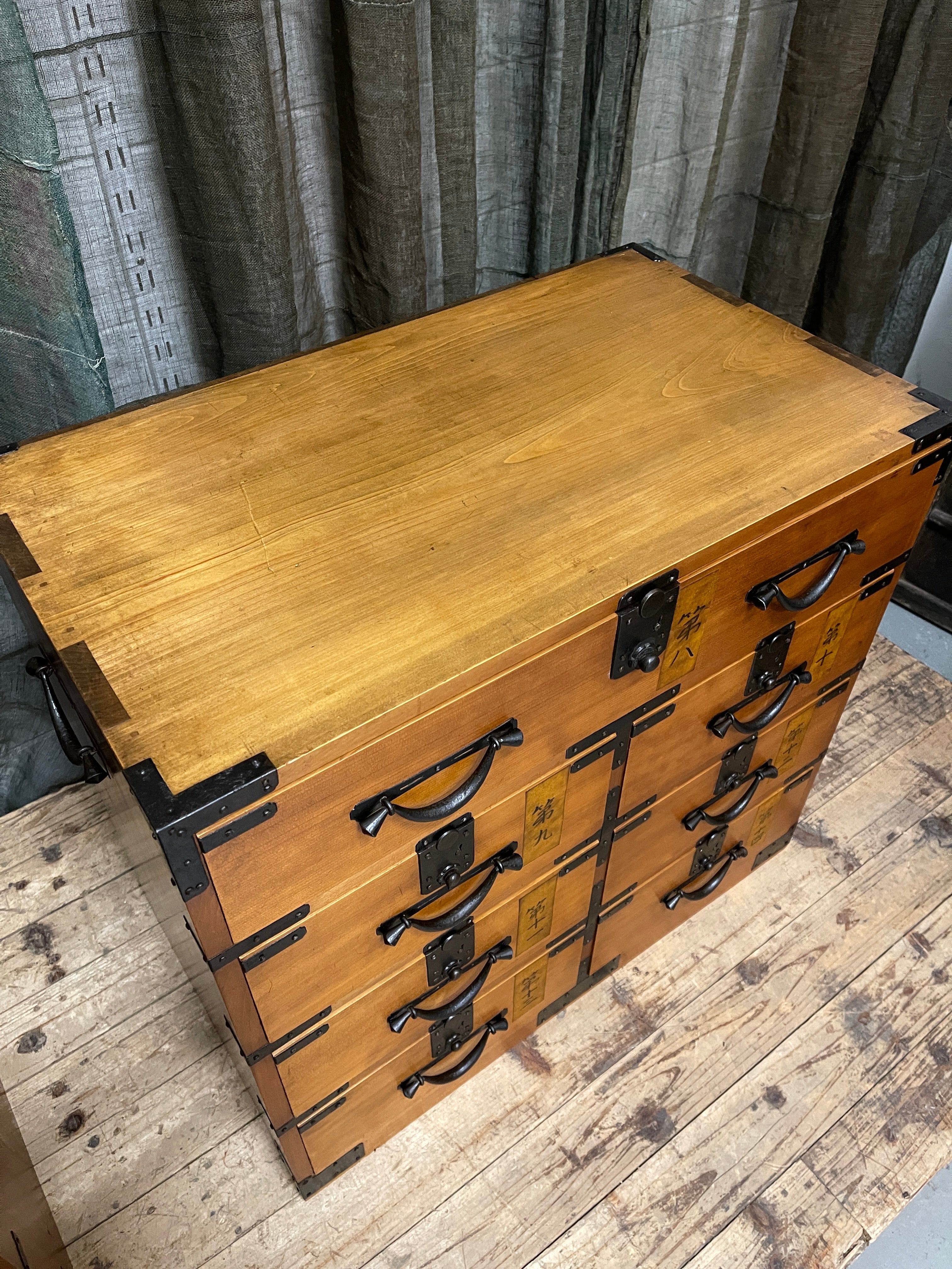 Japanese Storage Cabinet - Cypress | Taisho