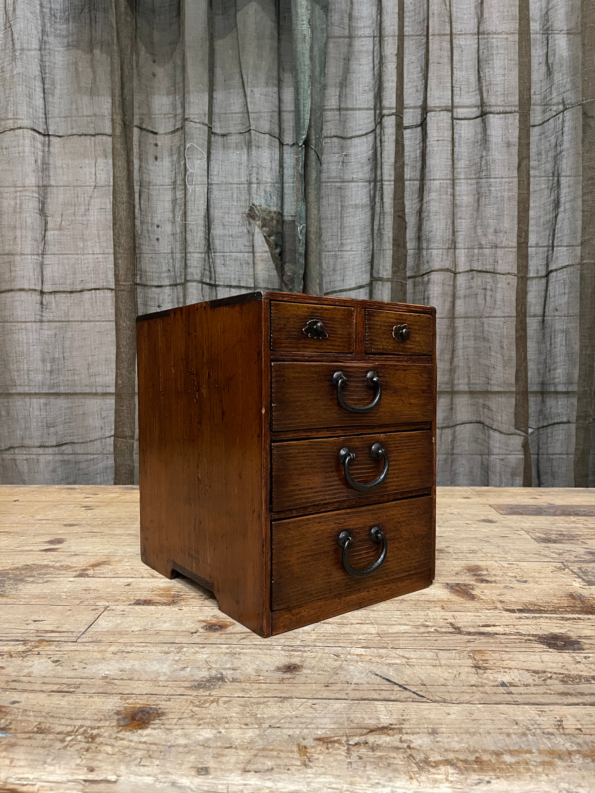 Vintage Japanese Document Drawers - Cypress | Meiji