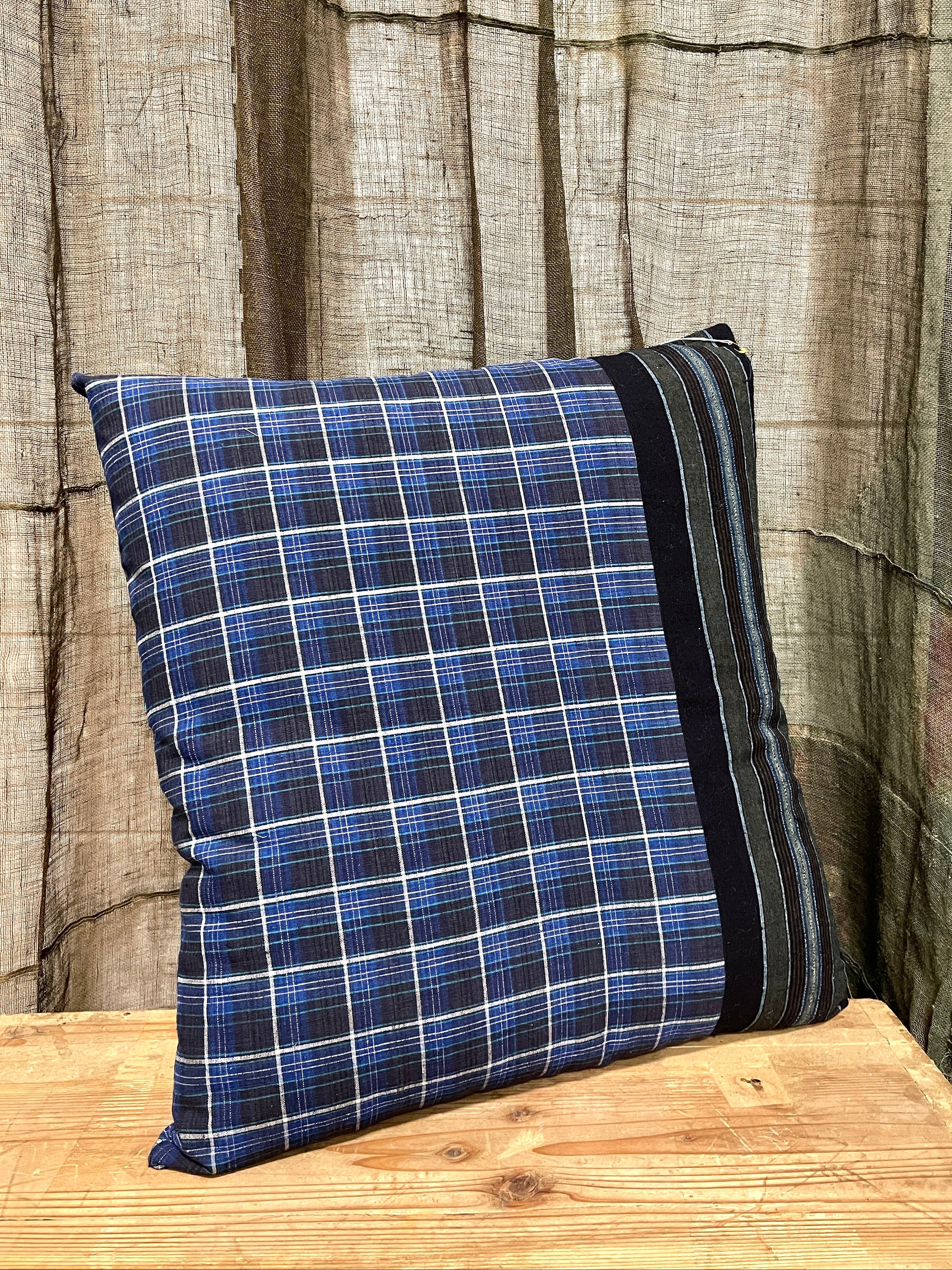 Japanese Floor Cushions Covered with Cotton Fabric