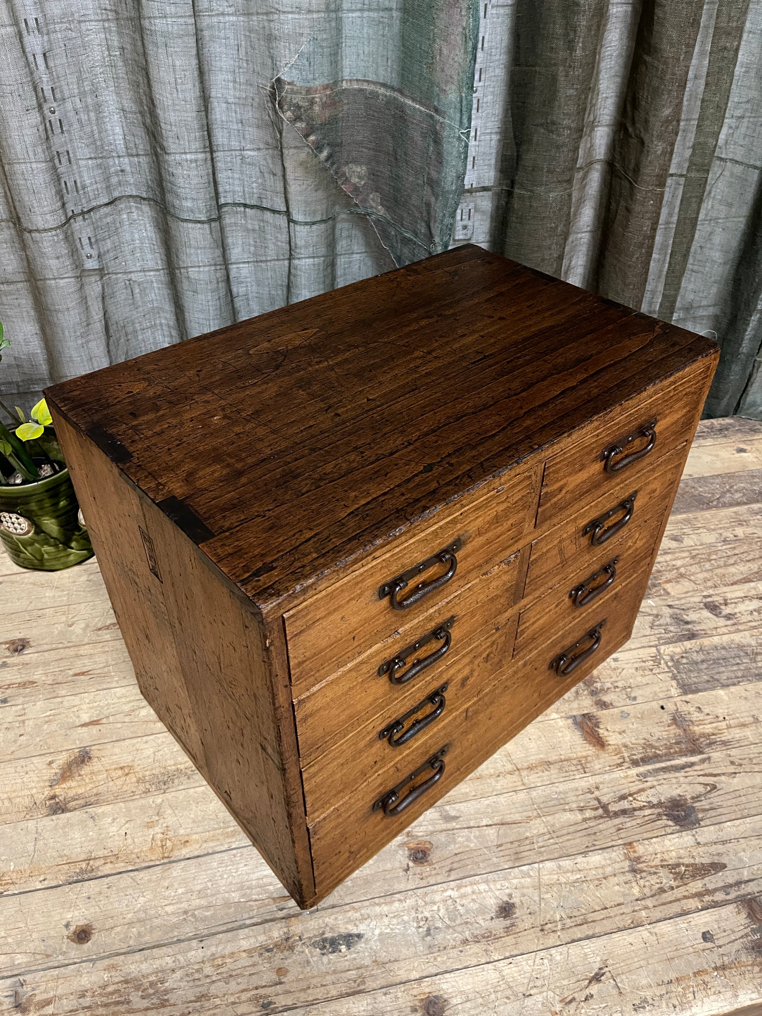 Ko Dansu, Japanese Side Cabinet - Paulownia | Meiji