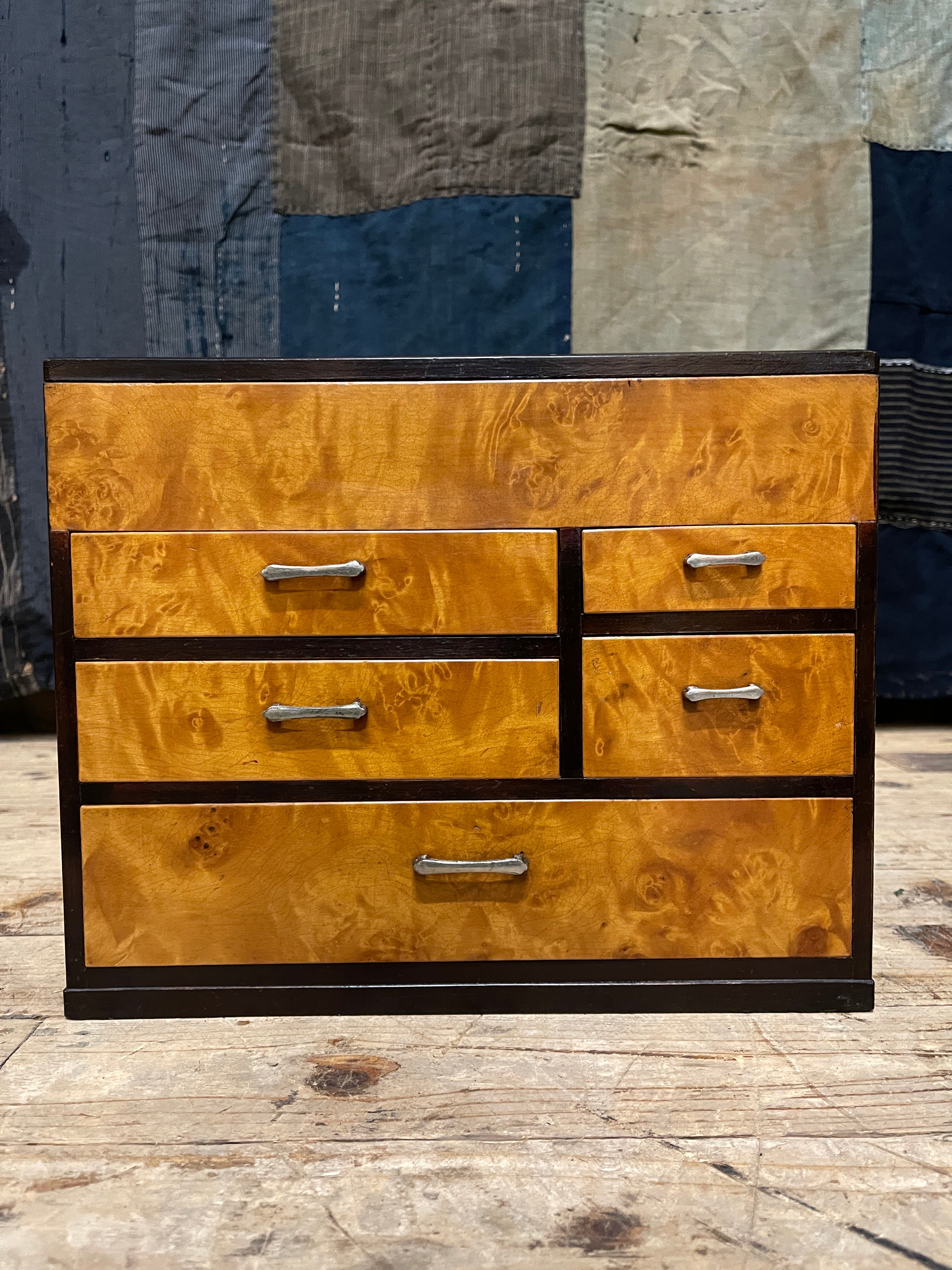 Vintage Japanese Sewing Box, Hari Bako | Midcentury