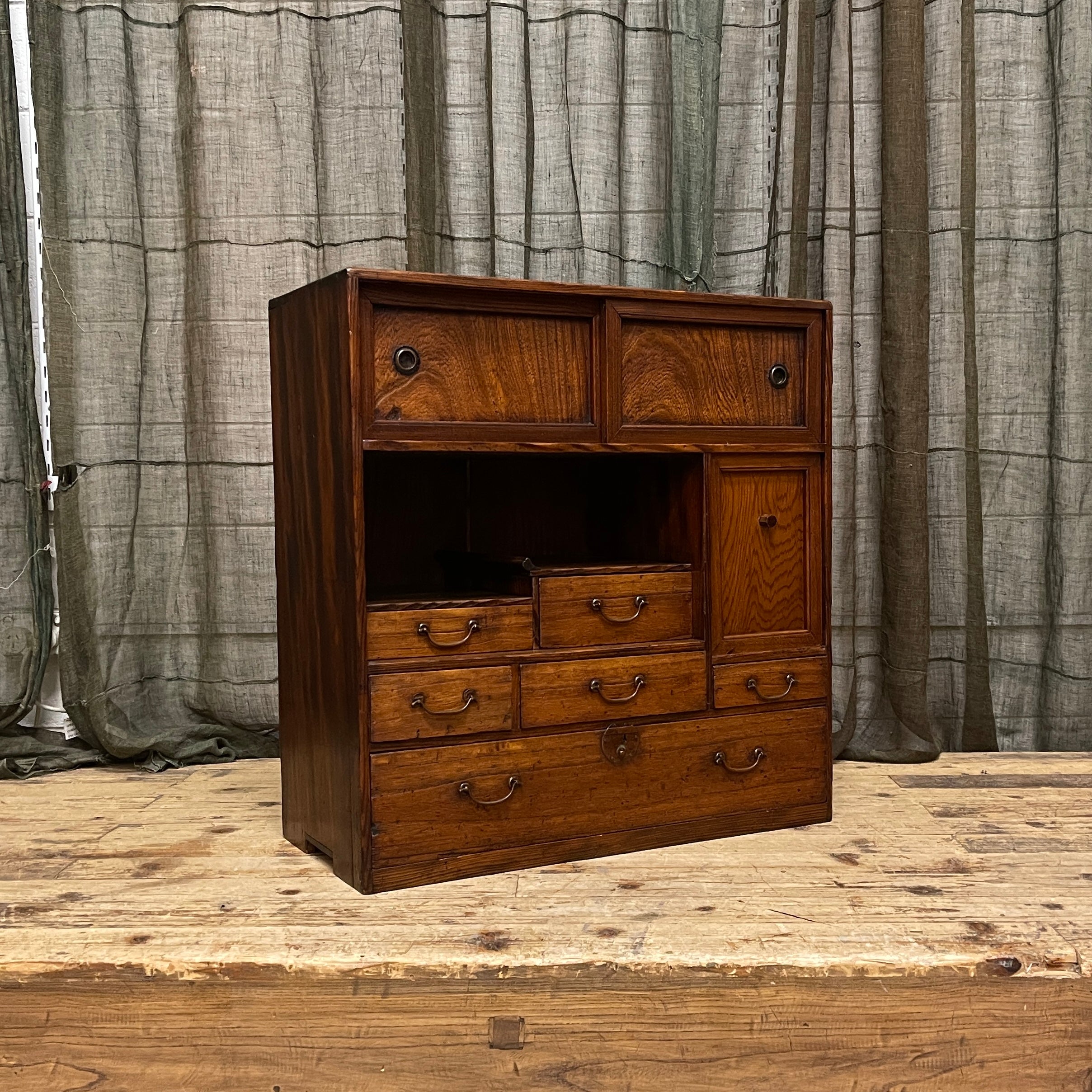Cha Dansu, Japanese Tea Cabinet - Paulownia & Cedar | 1920's