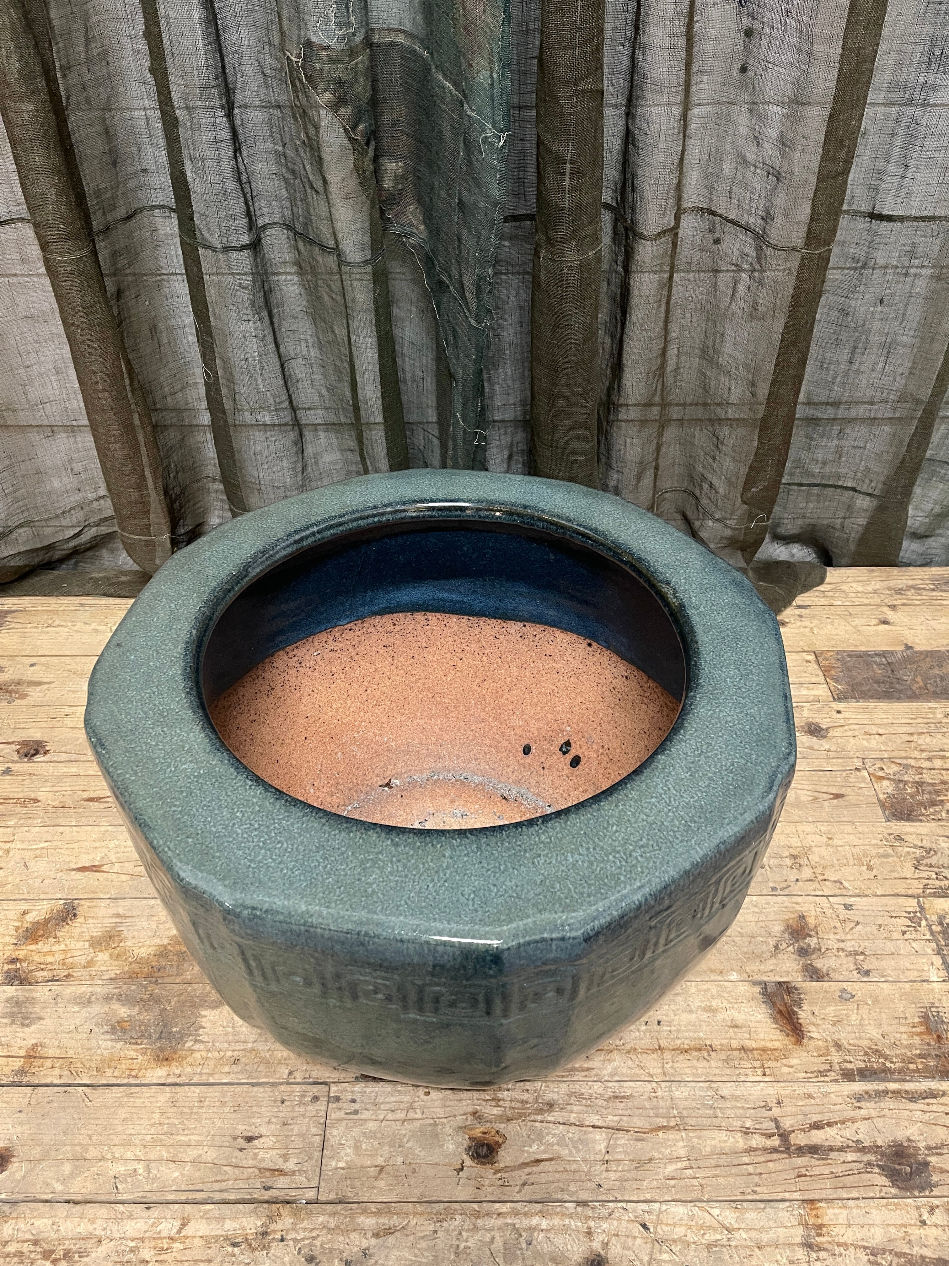 Large Japanese Porcelain Hibachi | c.1950