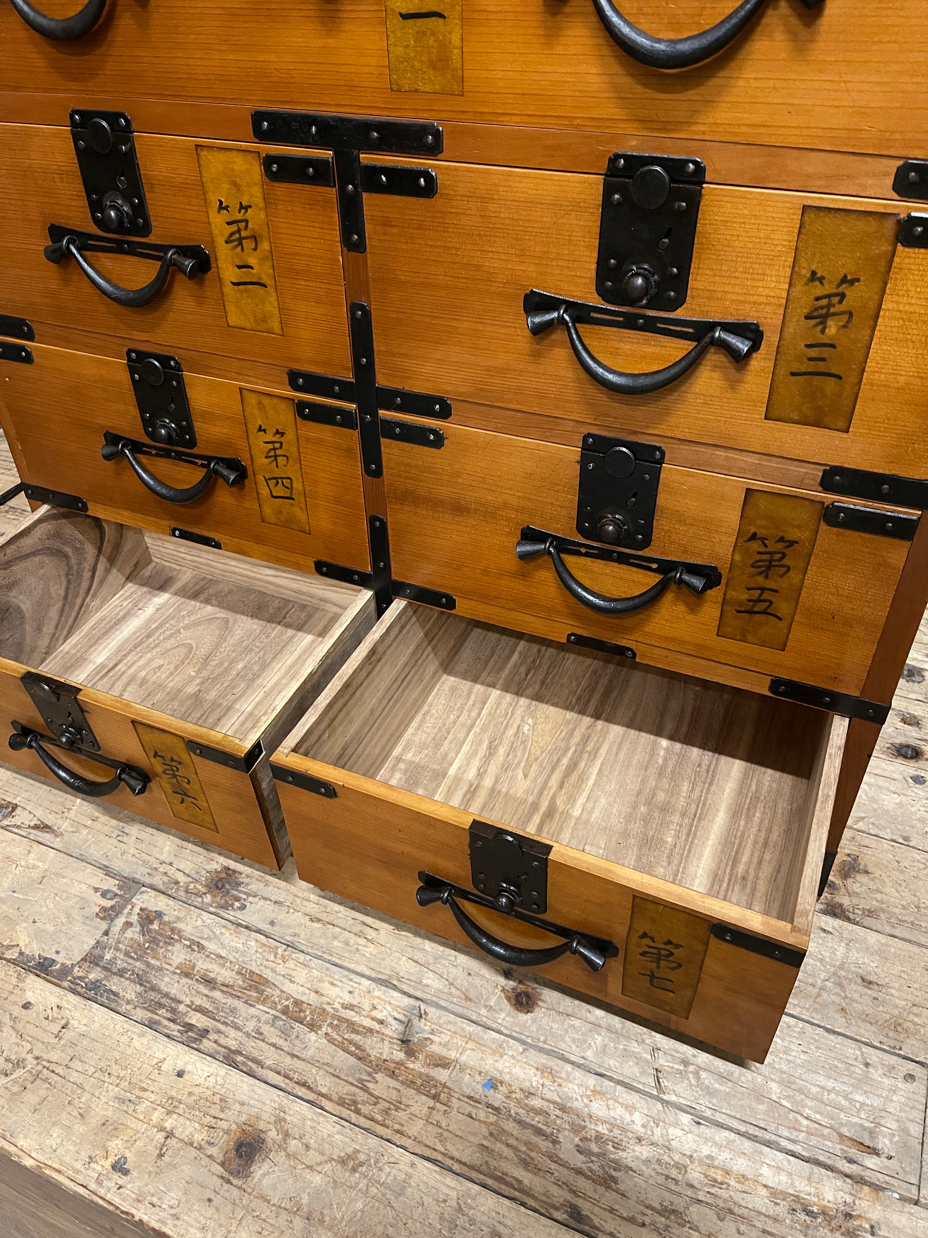 Japanese Storage Cabinet - Cypress | Taisho
