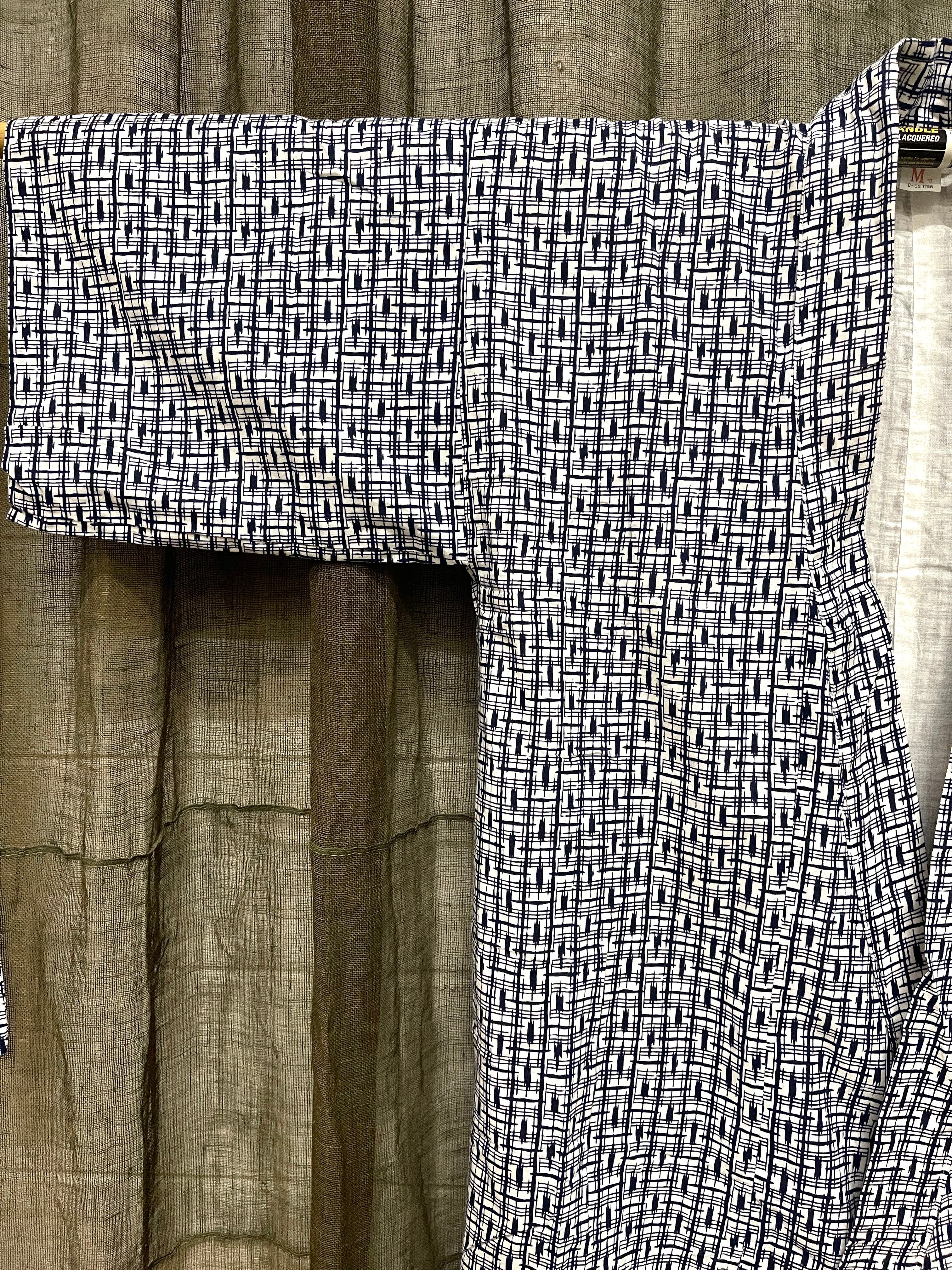 Nemaki, Japanese Cotton House Robe - Unisex