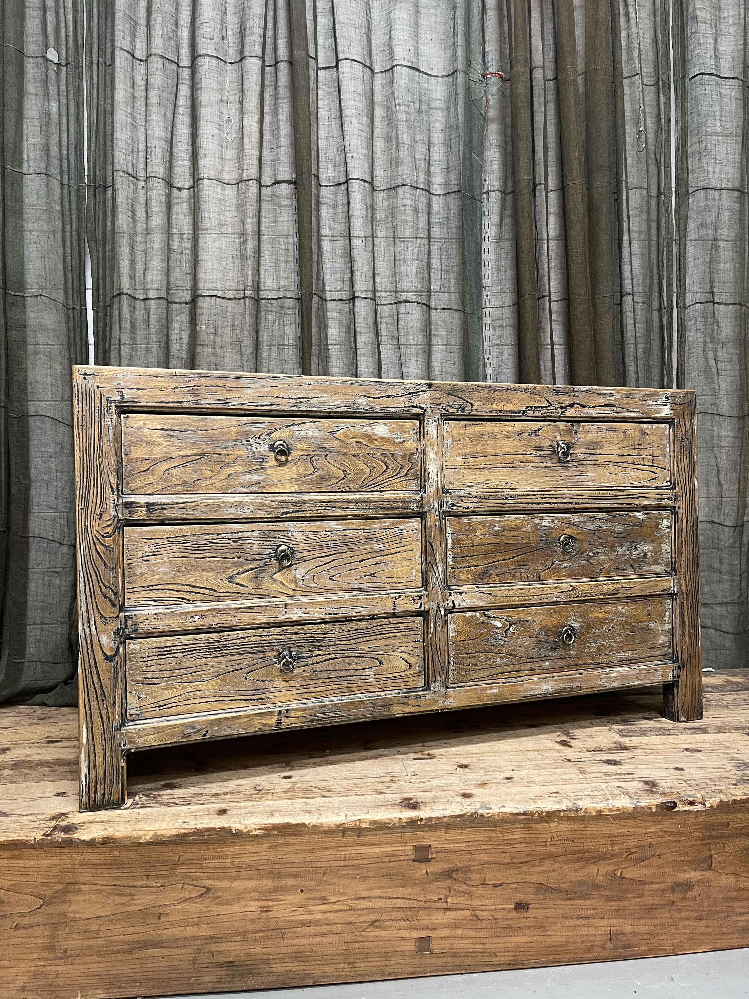 Chinese Recycled Elm Timber Sideboard