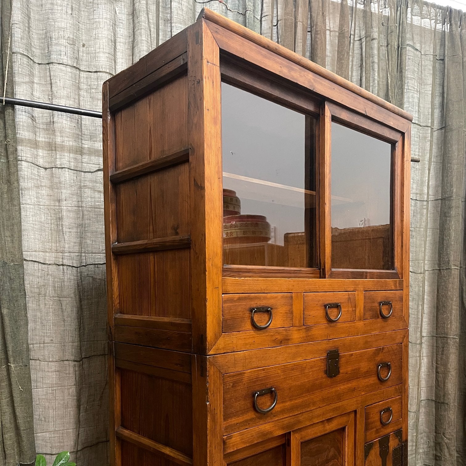 Japanese Shop Cabinet - Cedar & Cypress | Meiji, Late 1800's