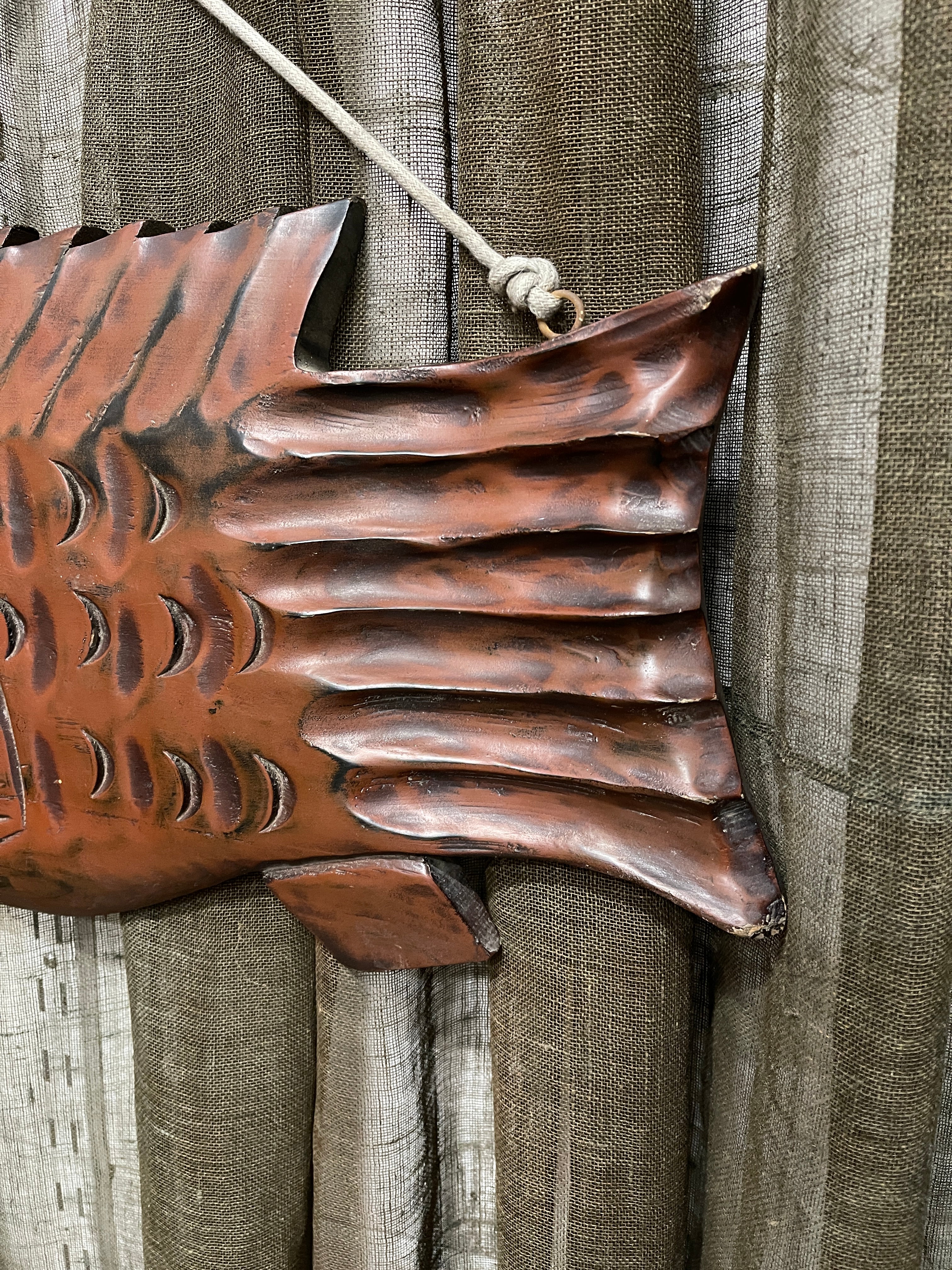 Japanese Gyoban Wooden Fish-shaped Drum