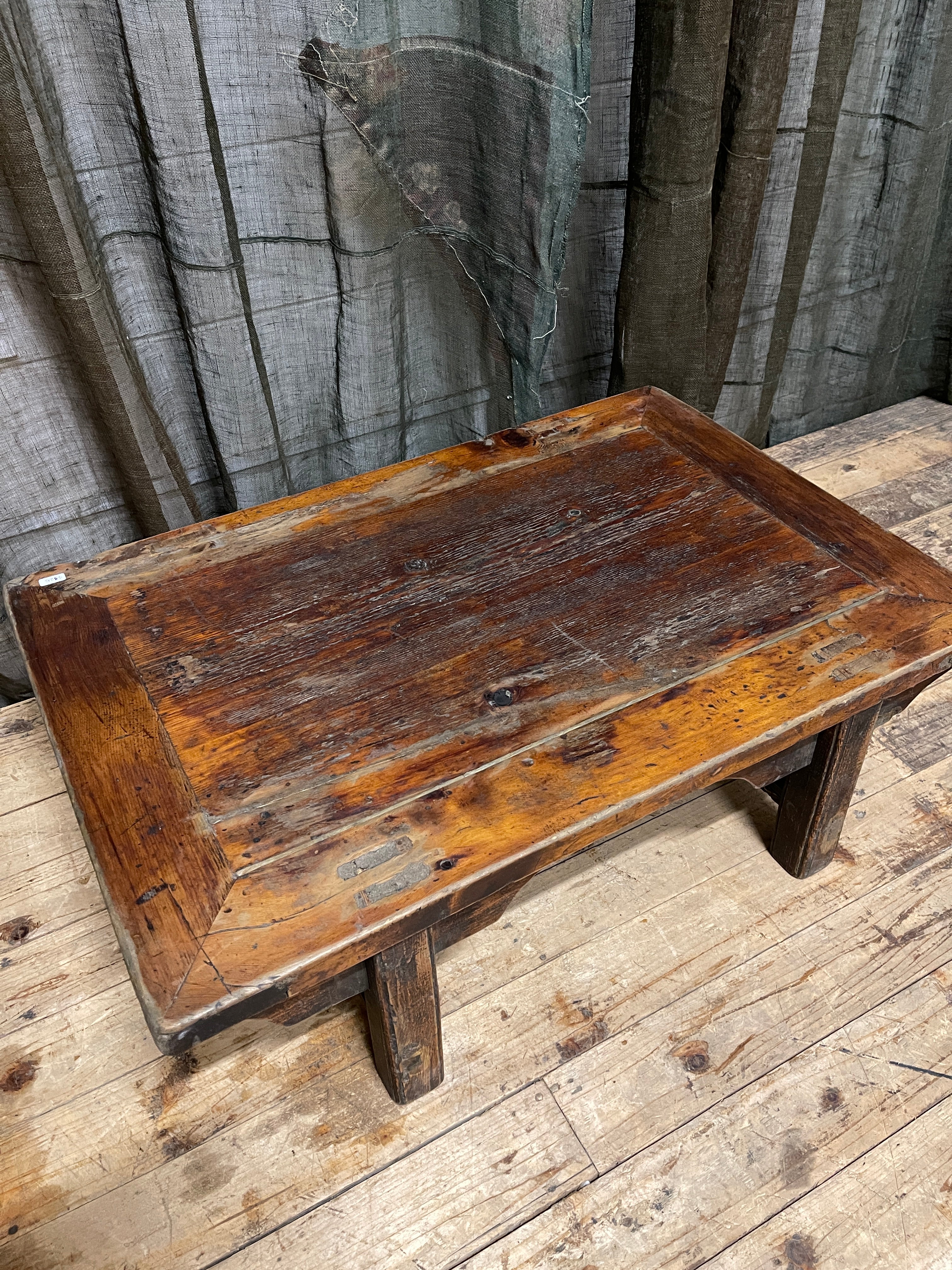 Small Antique Chinese Table, Elm