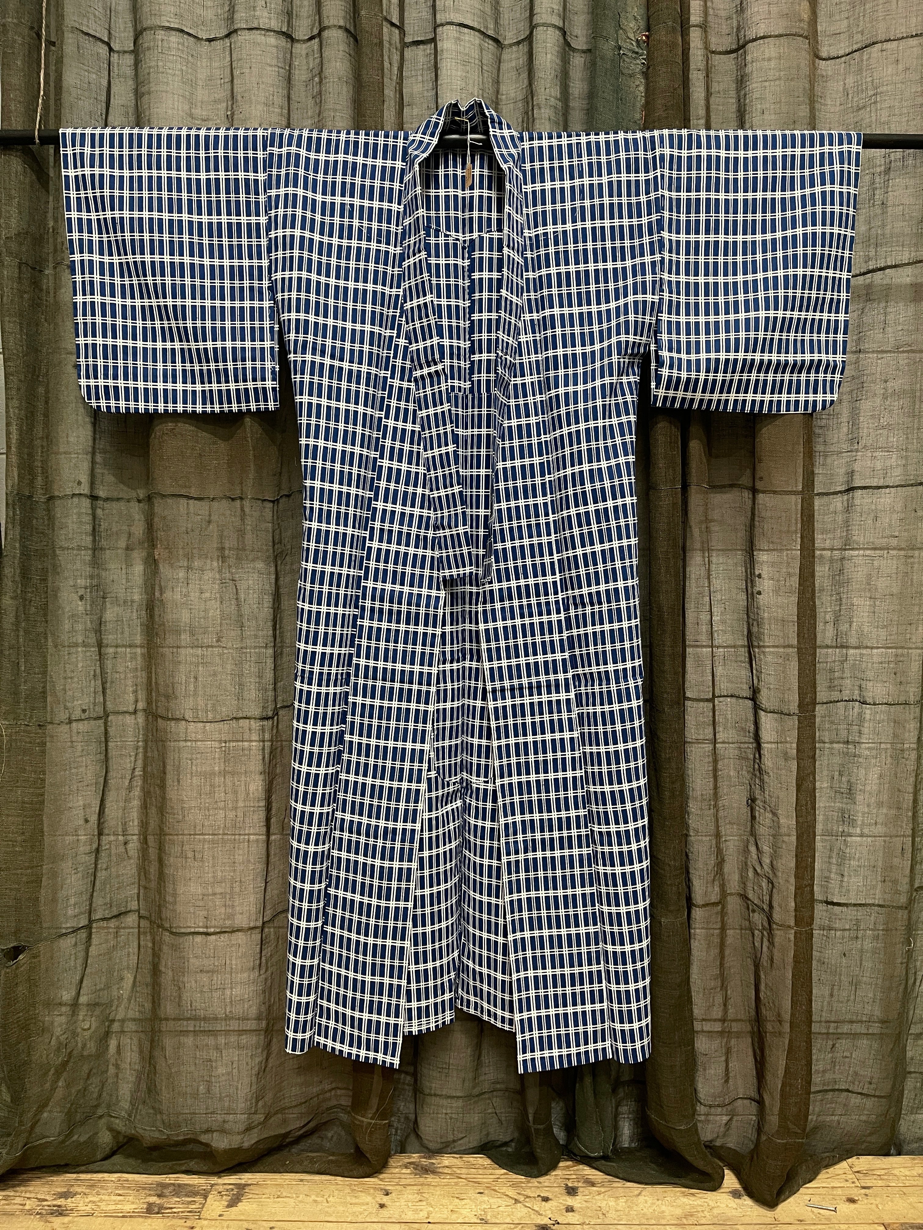 Vintage Yukata, Japanese Cotton Kimono