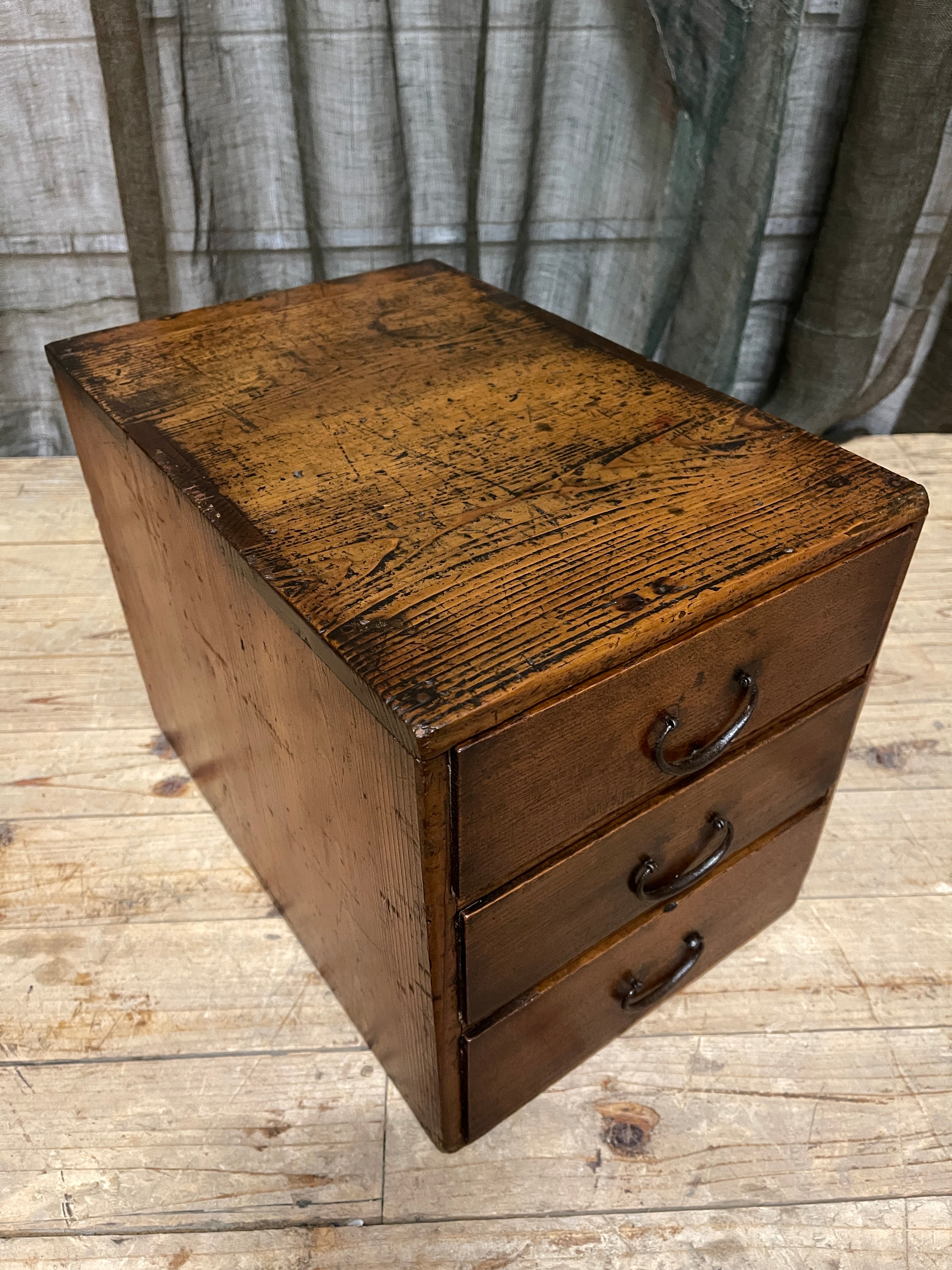 Japanese 3 Drawer Document Box - Cypress & Elm | Meiji