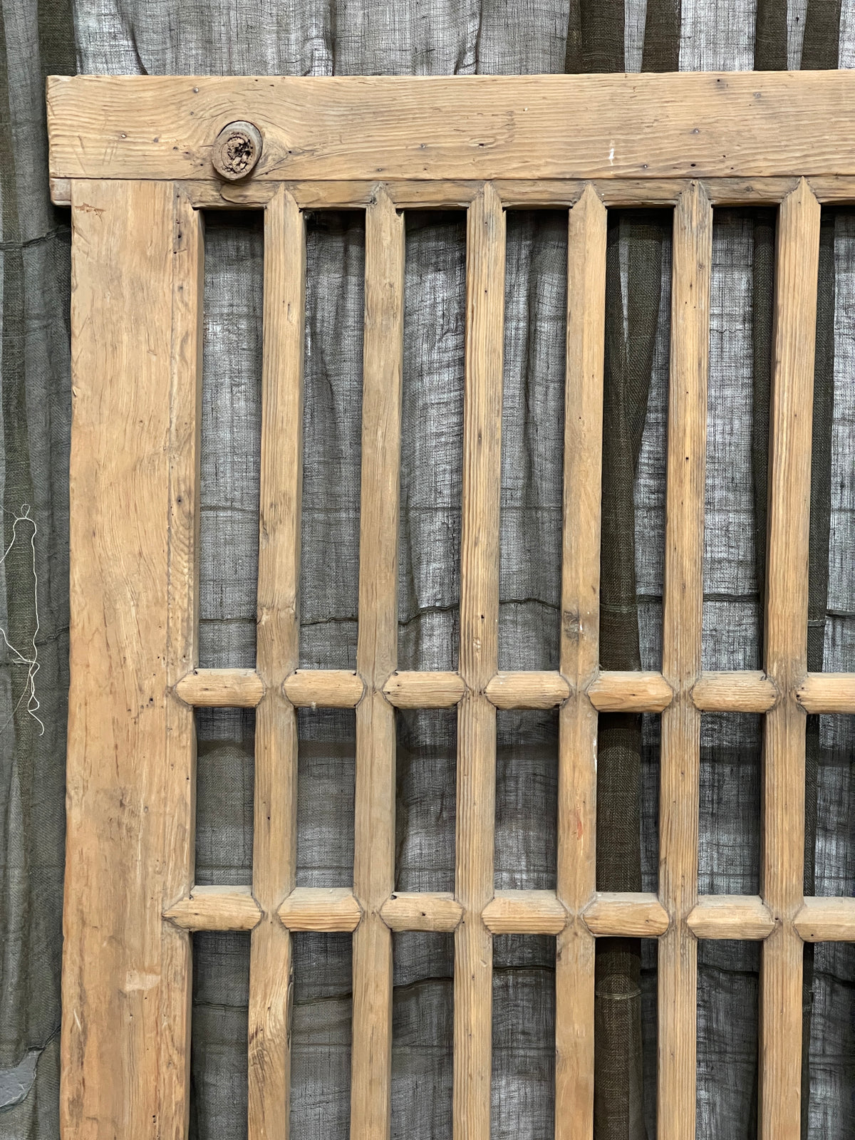 Antique Chinese Wooden Window Panel