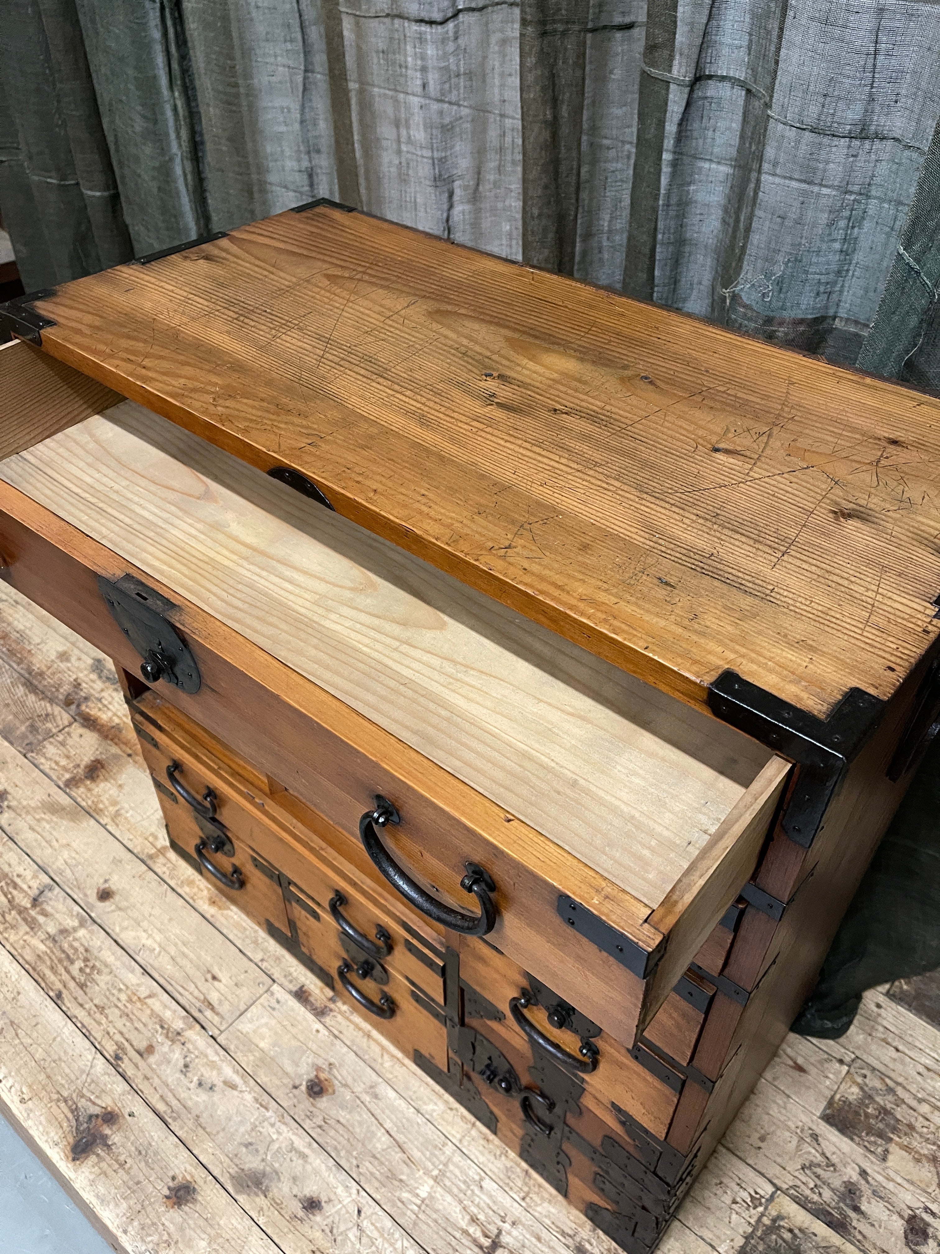 Japanese Choba Dansu, Merchant’s Chest – Cypress & Cedar | Meiji