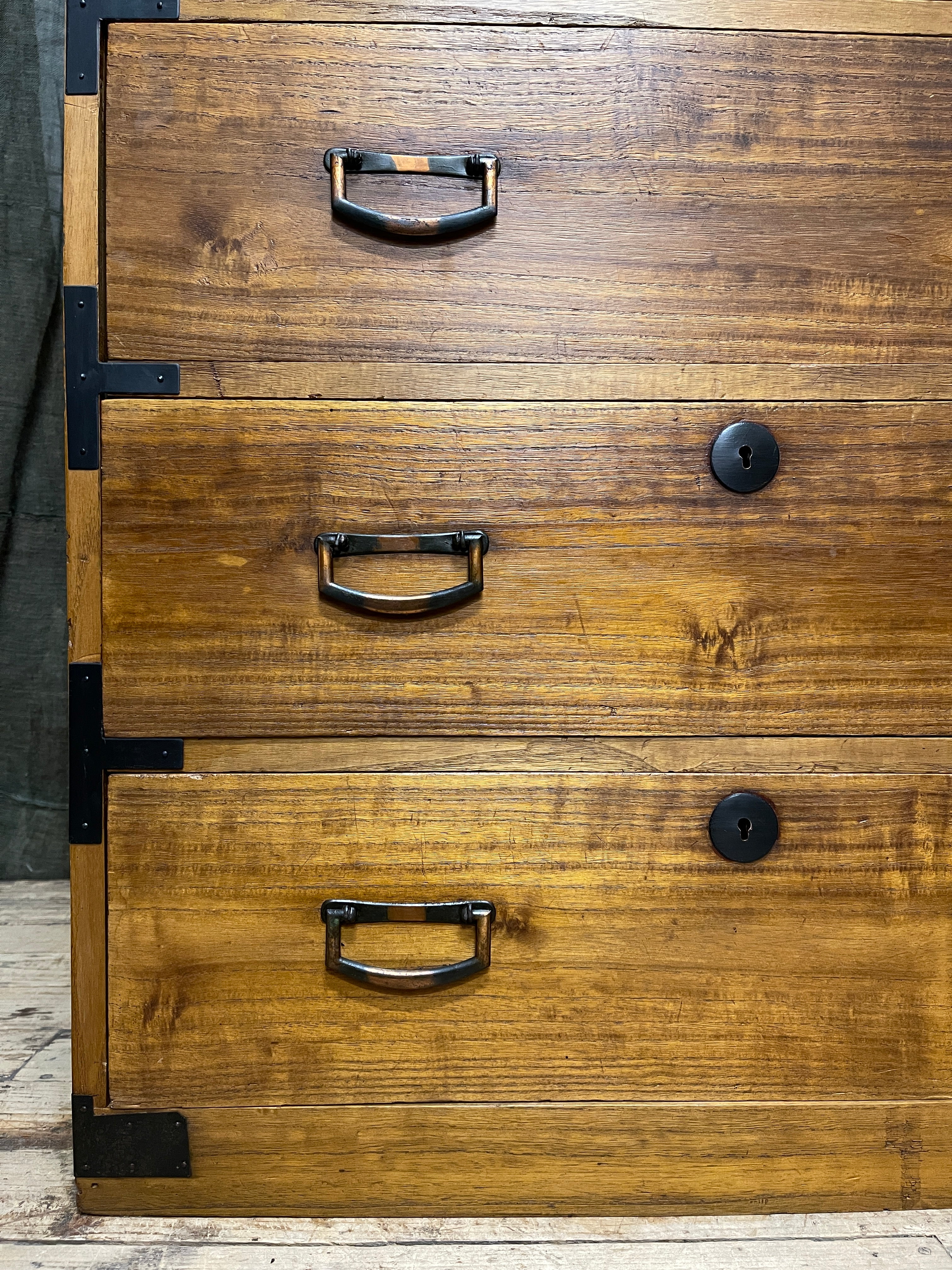 Japanese Kimono Chest of Drawers - Paulownia & Cedar | Showa