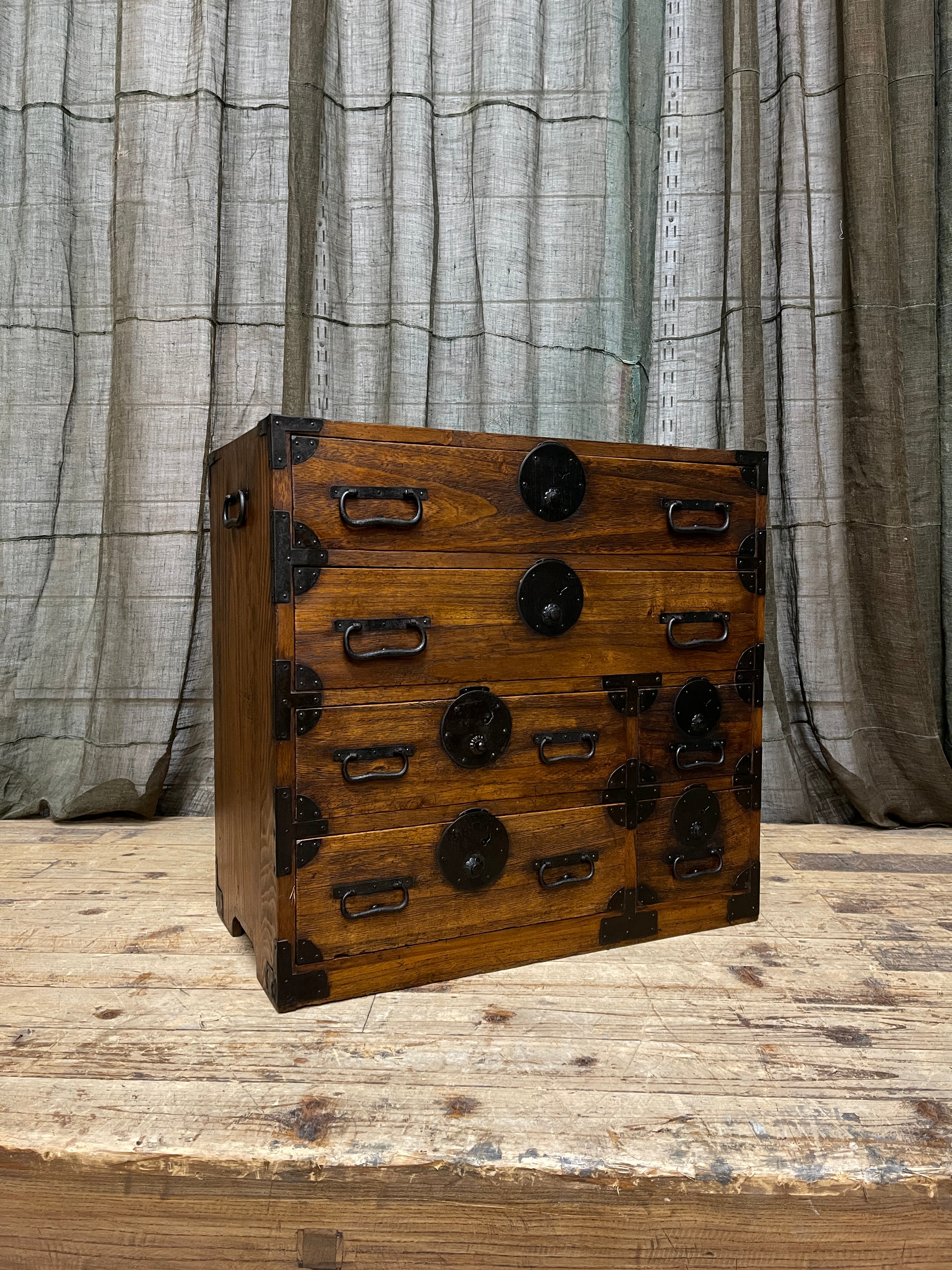 Ko Dansu, Japanese Side Cabinet - Paulownia | Meiji