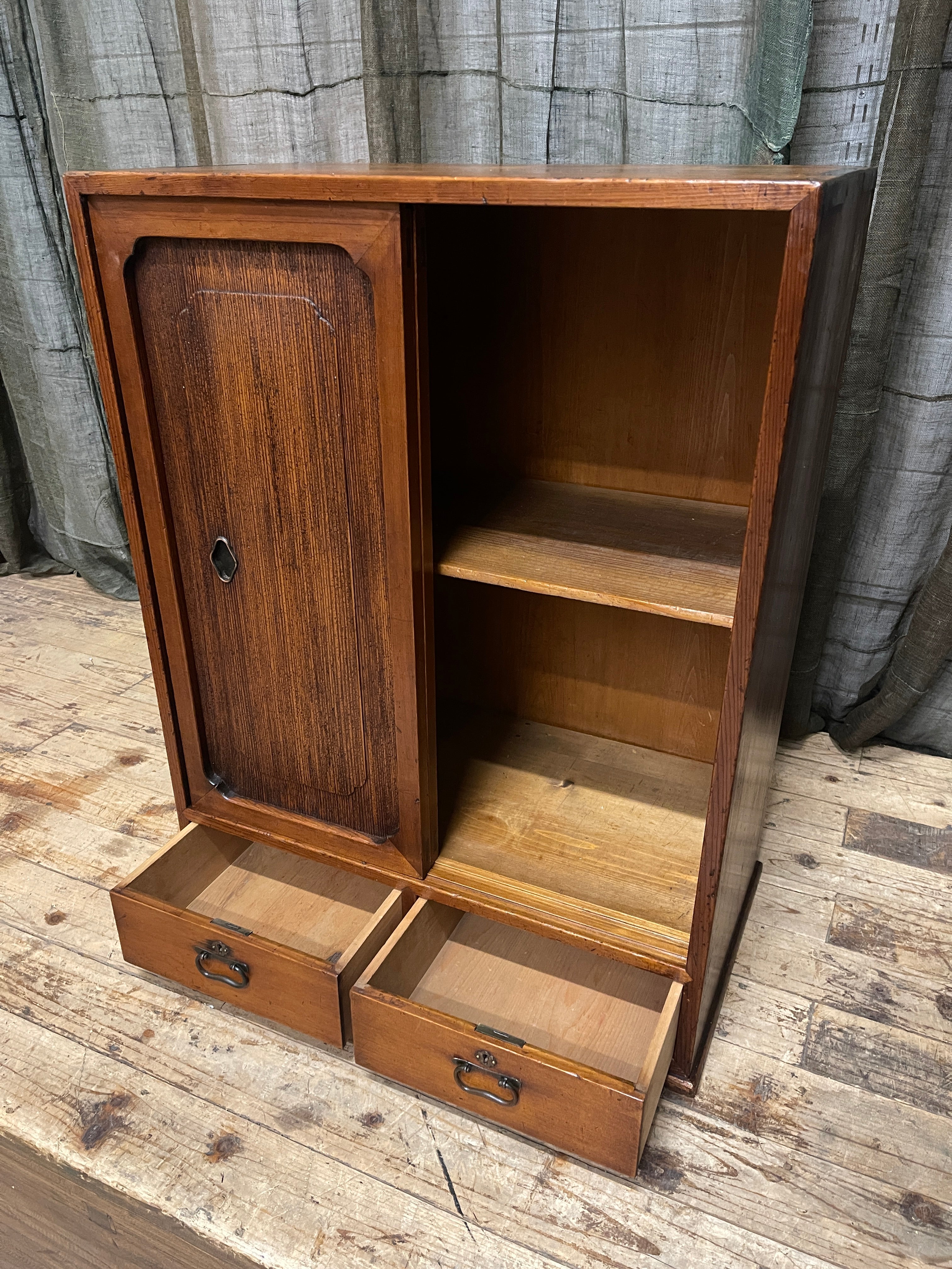 Japanese Storage Cabinet - Cypress & Cedar | Meiji