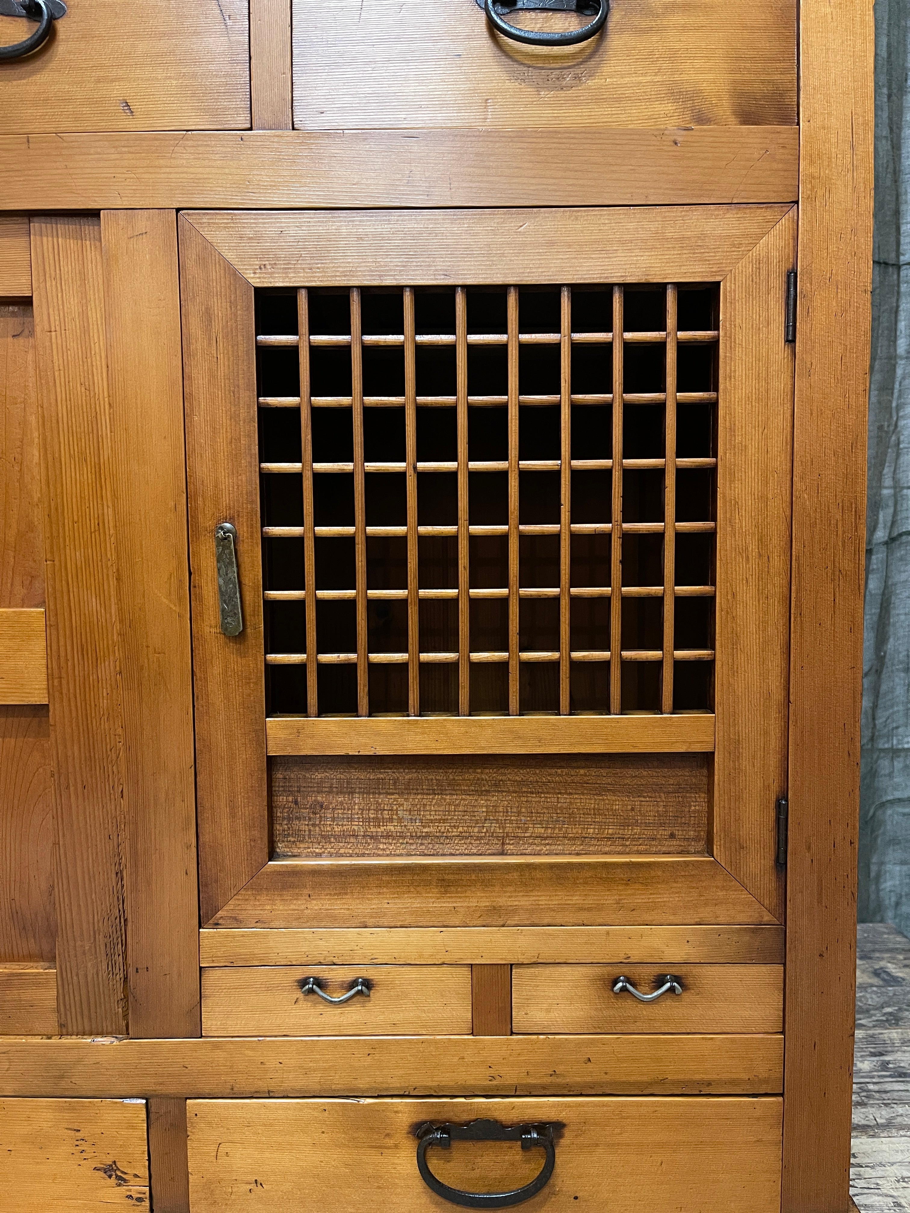 Japanese Mizuya, Kitchen Cabinet - Cedar | Taisho, c.1920