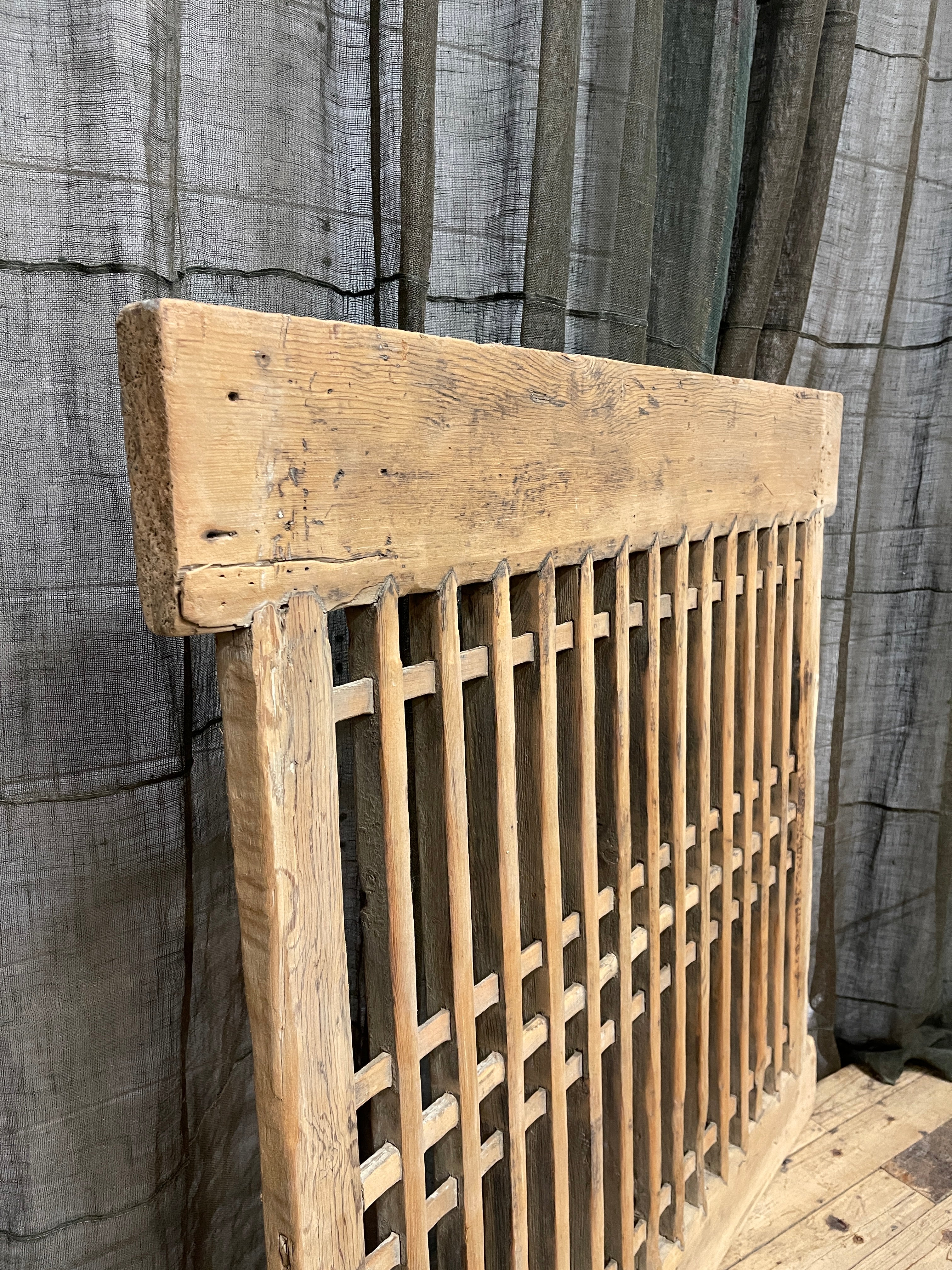 Antique Chinese Wooden Window Panel