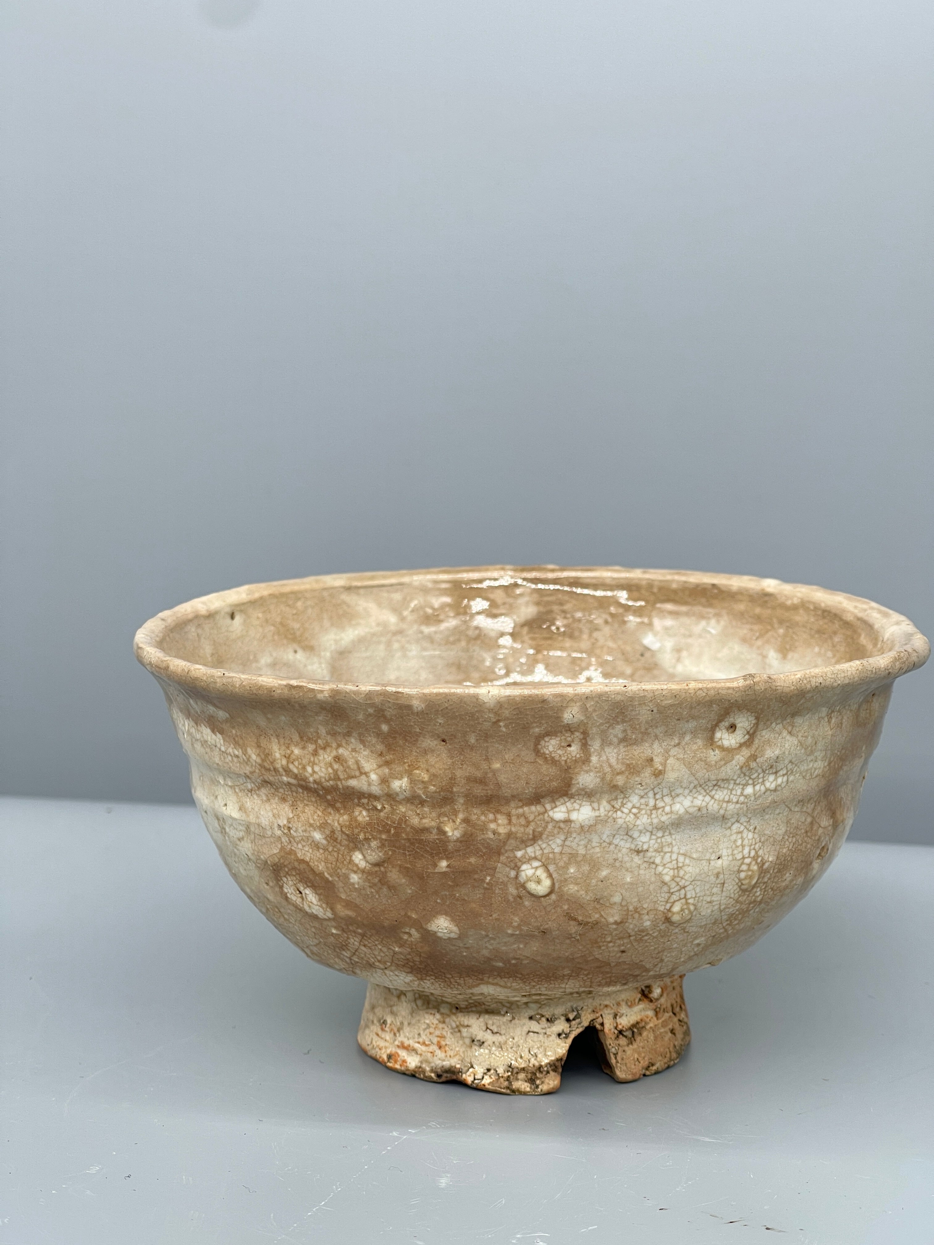 Vintage Japanese Chawan Tea Bowl, Hagi Ware