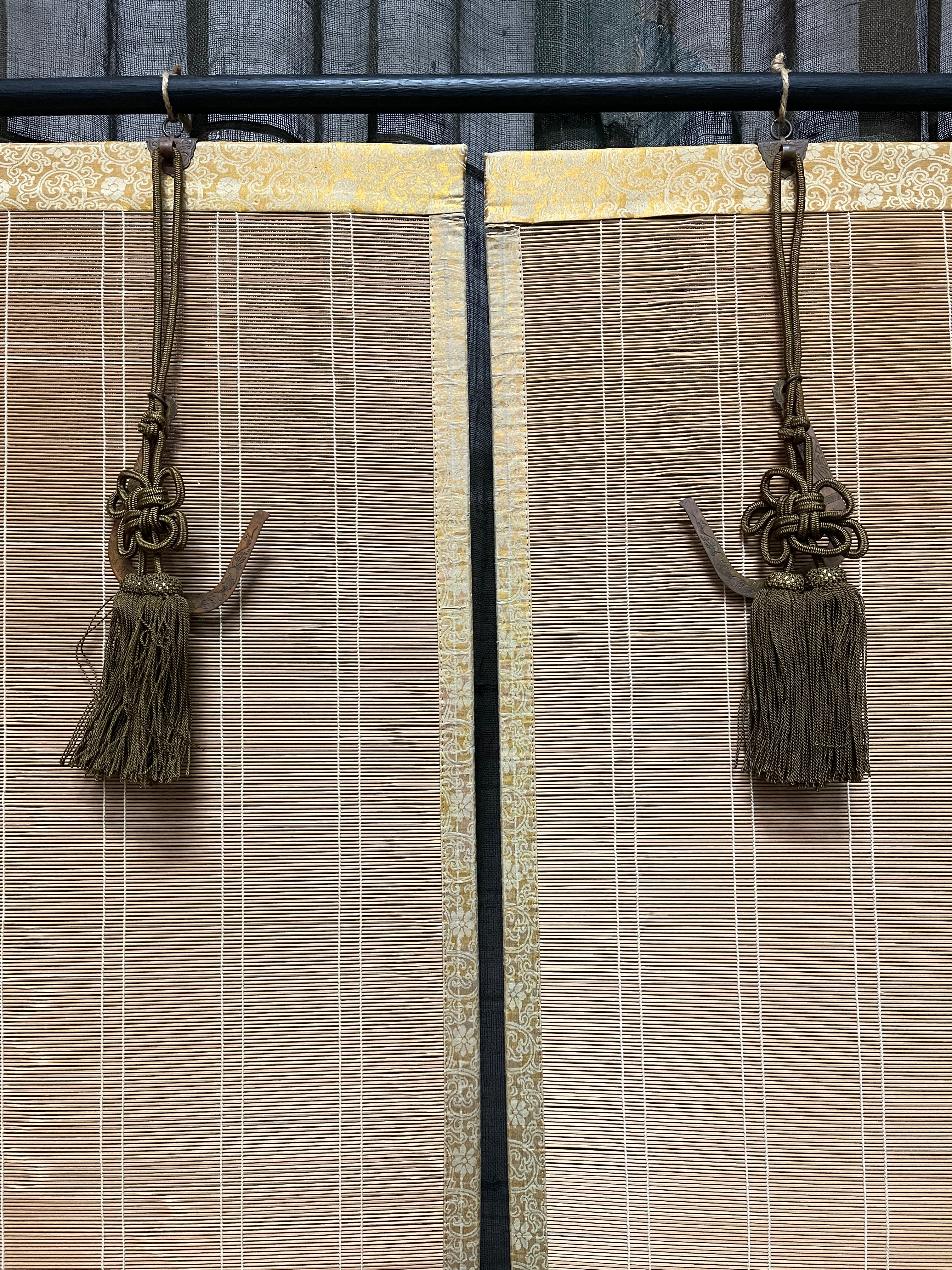 Pair of Sudare, Bamboo Blinds | C.1970