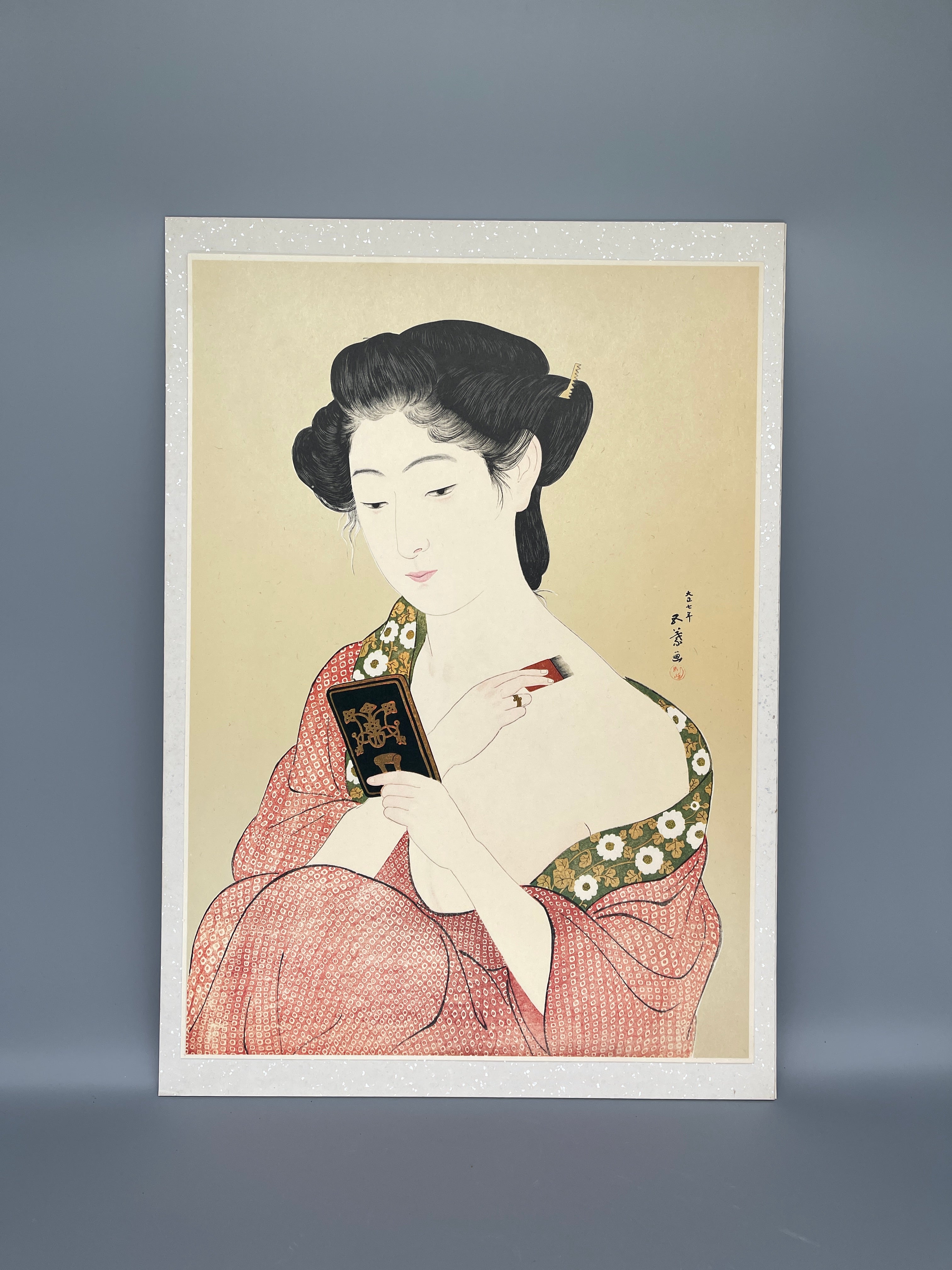 Japanese Woodblock Print By Goyo Hashiguchi