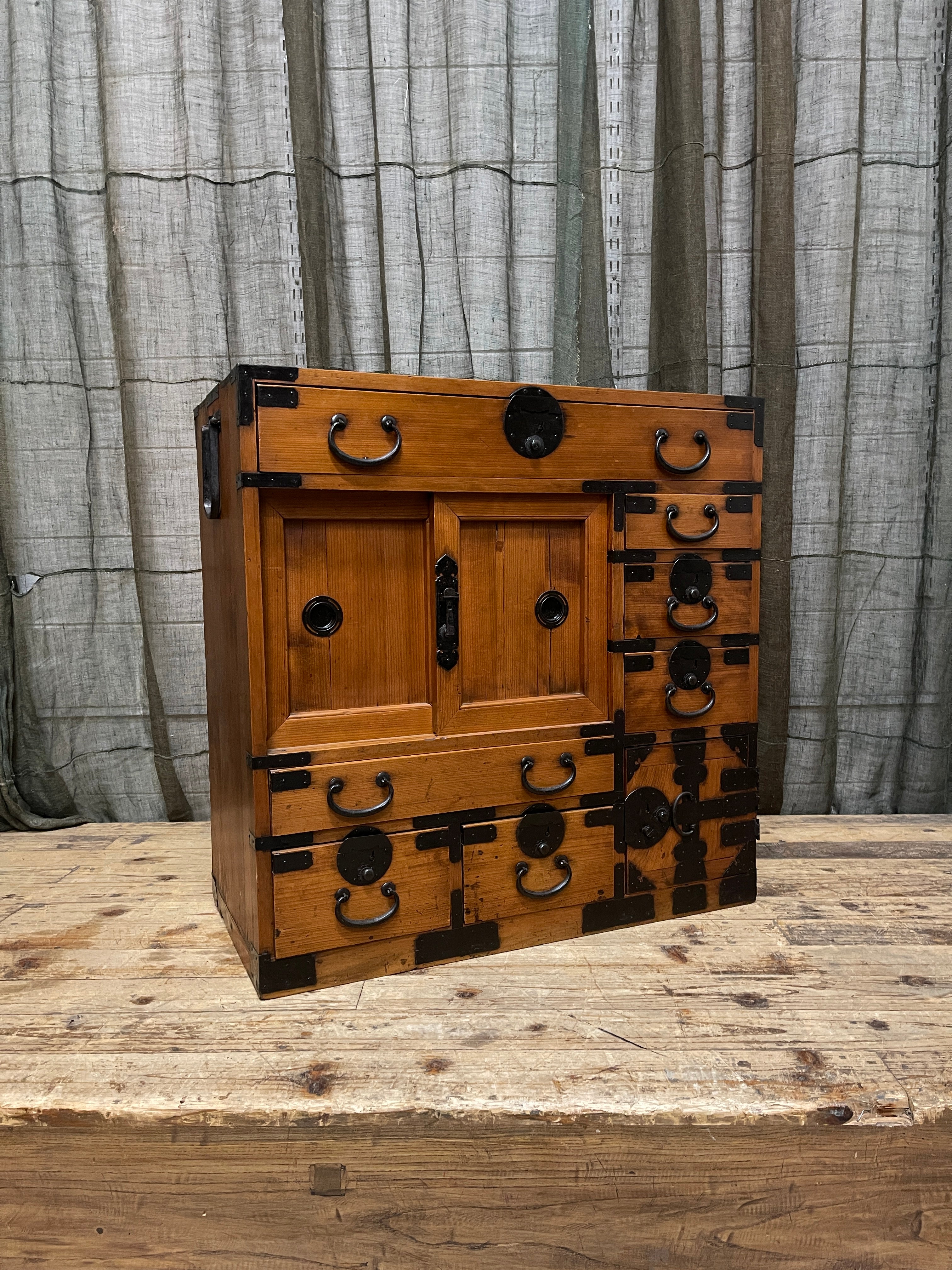 Japanese Choba Dansu, Merchant’s Chest – Cypress & Cedar | Meiji