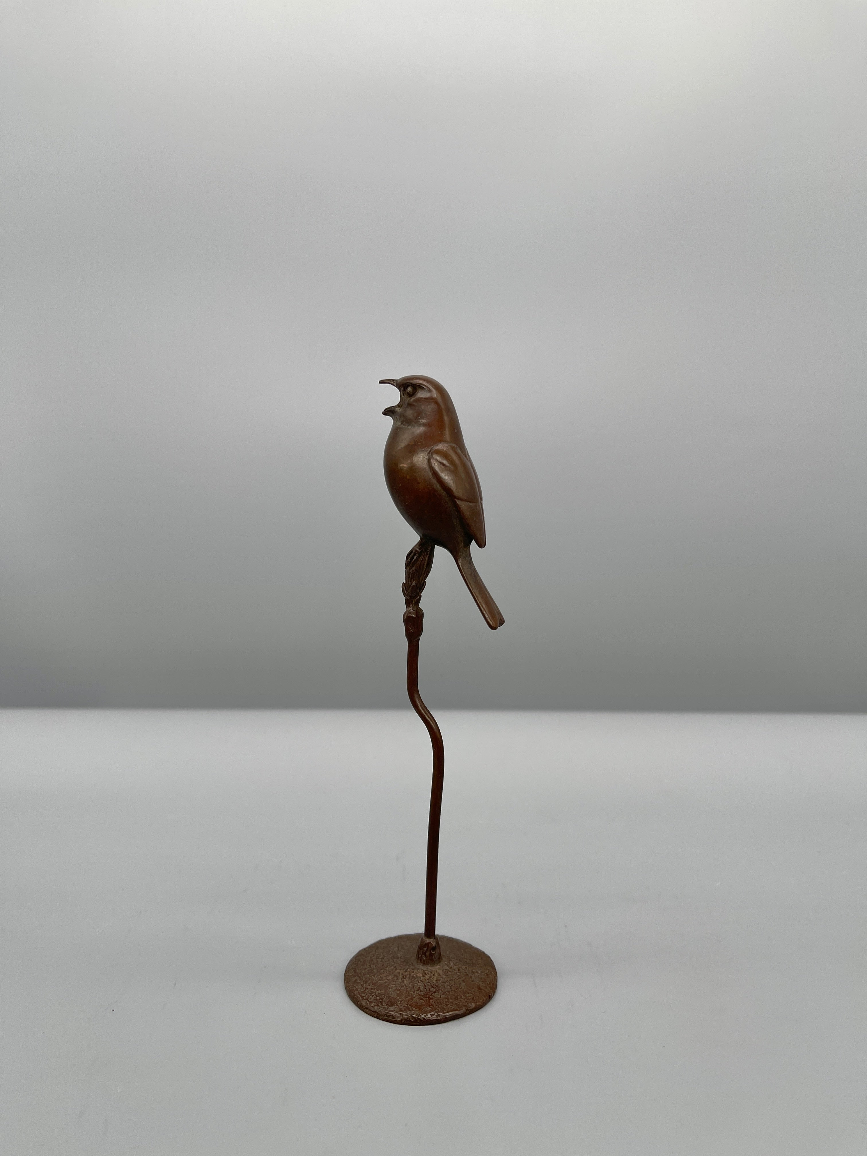 Miniature Chinese Chinese Bronze Figurine