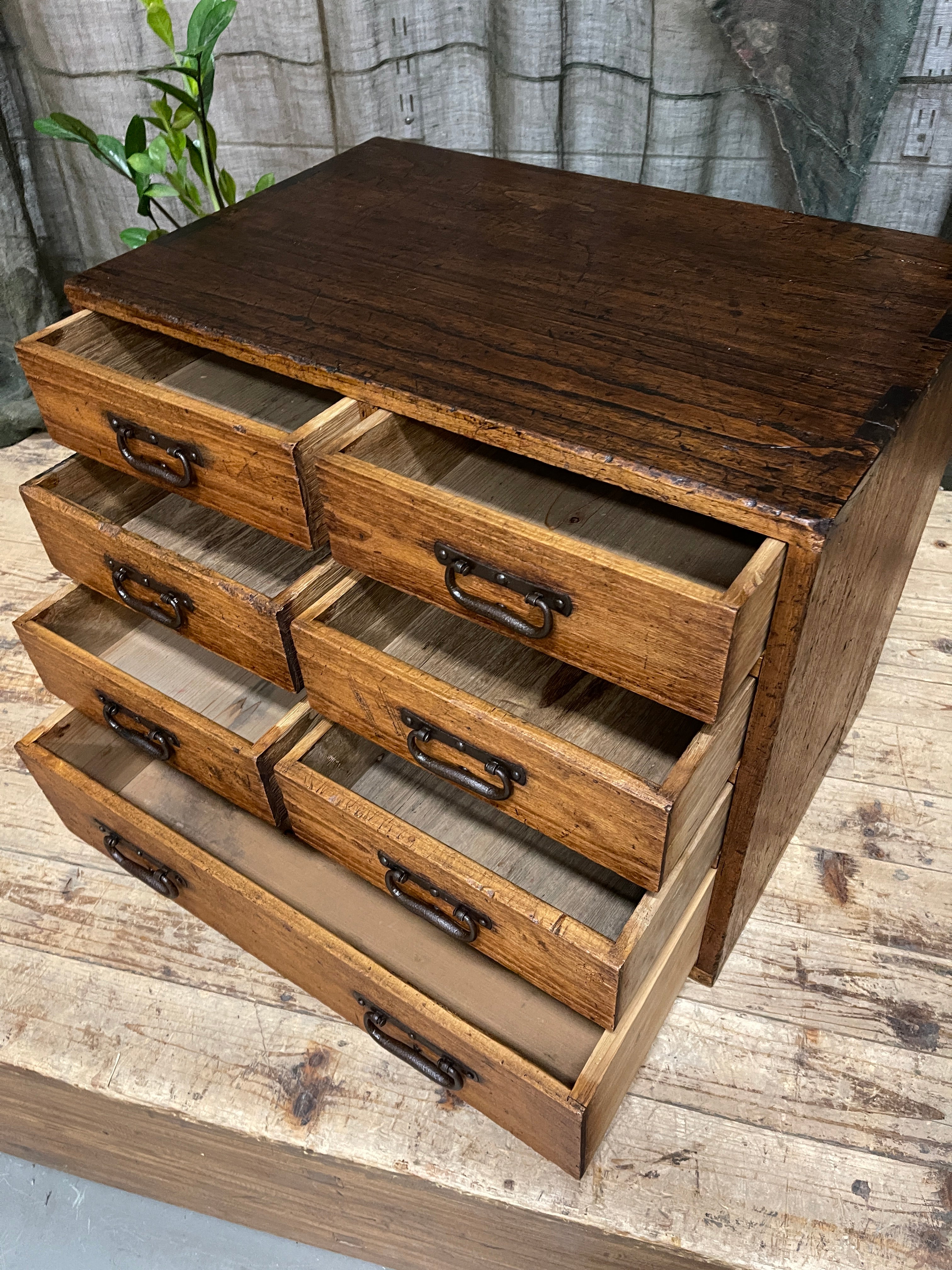 Ko Dansu, Japanese Side Cabinet - Paulownia | Meiji