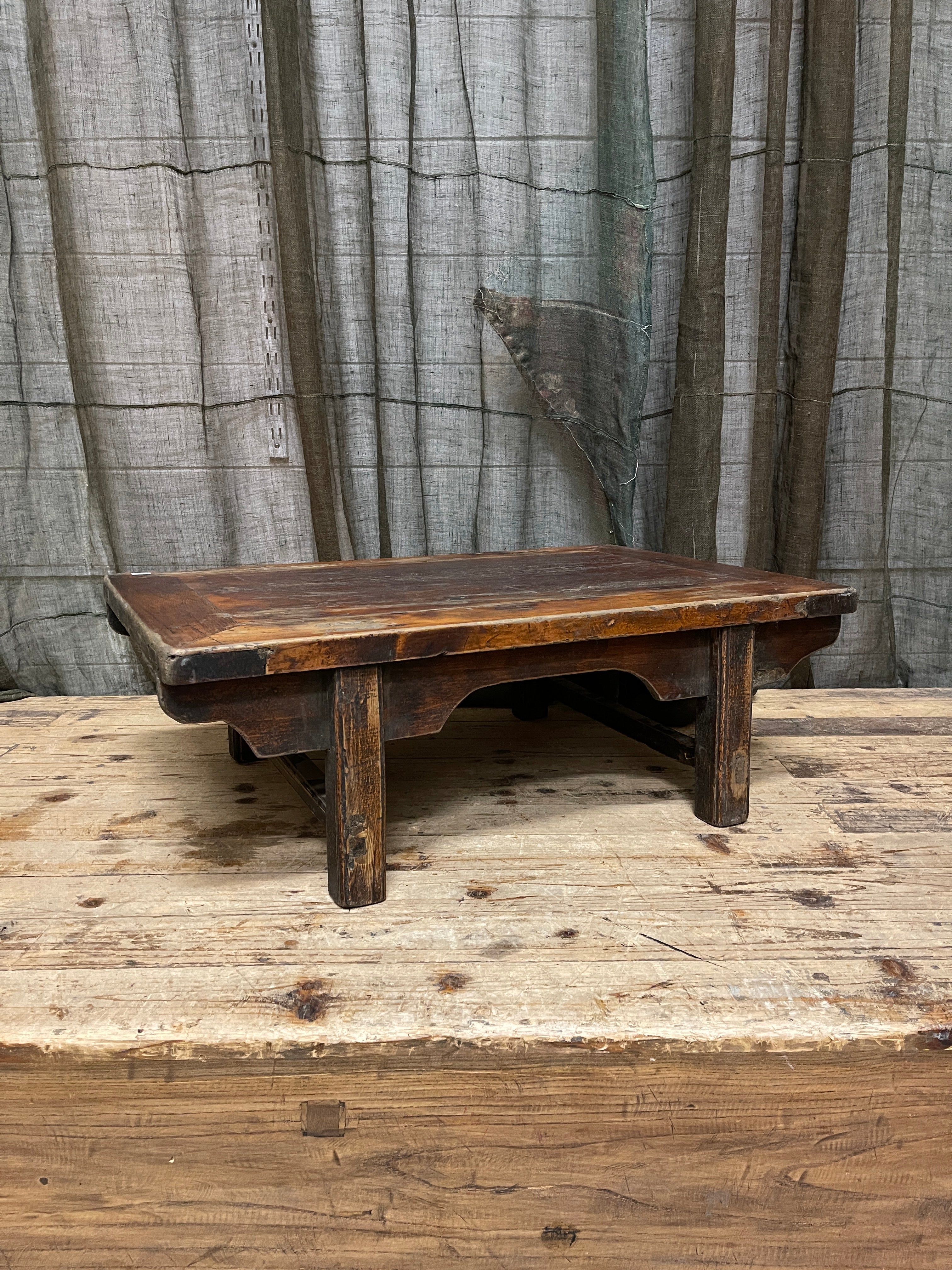 Small Antique Chinese Table, Elm