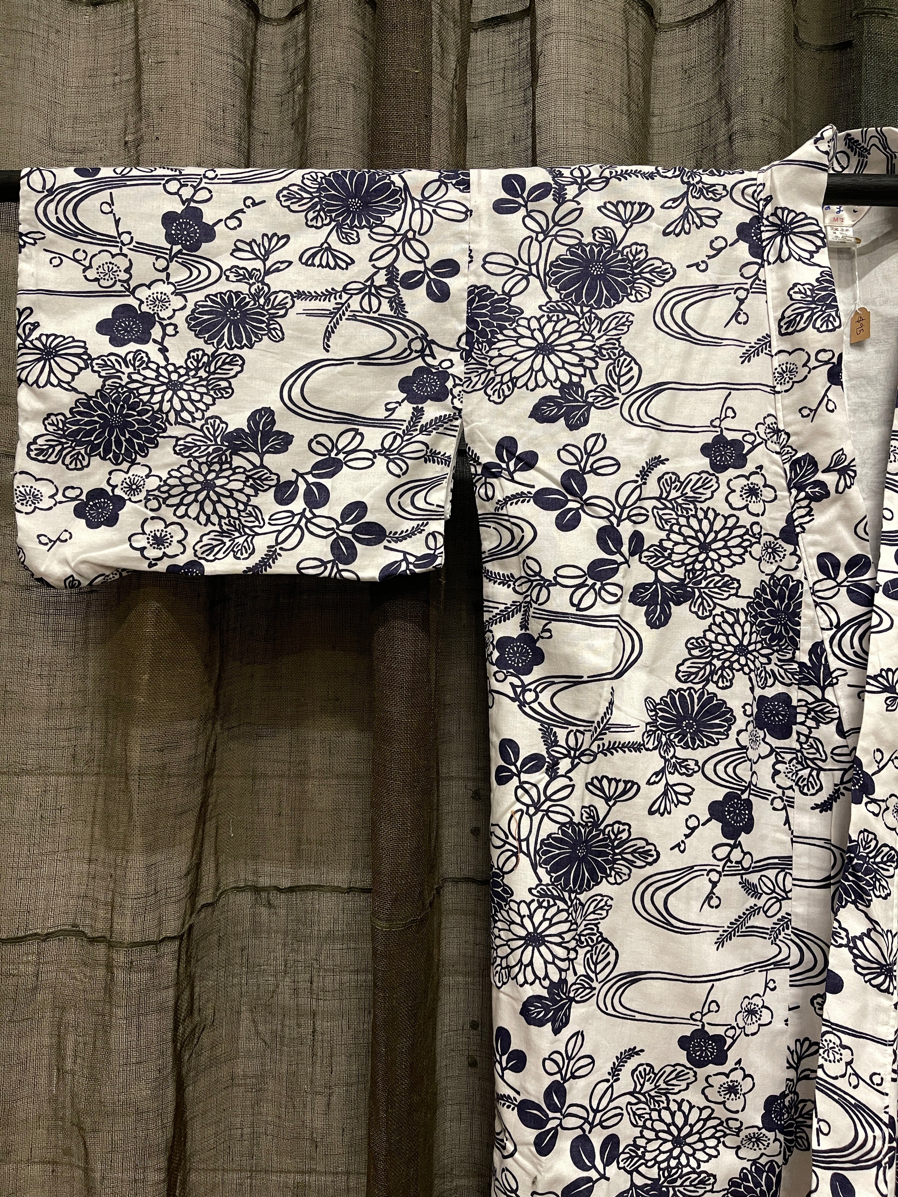 Nemaki, Japanese Cotton House Robe - Unisex