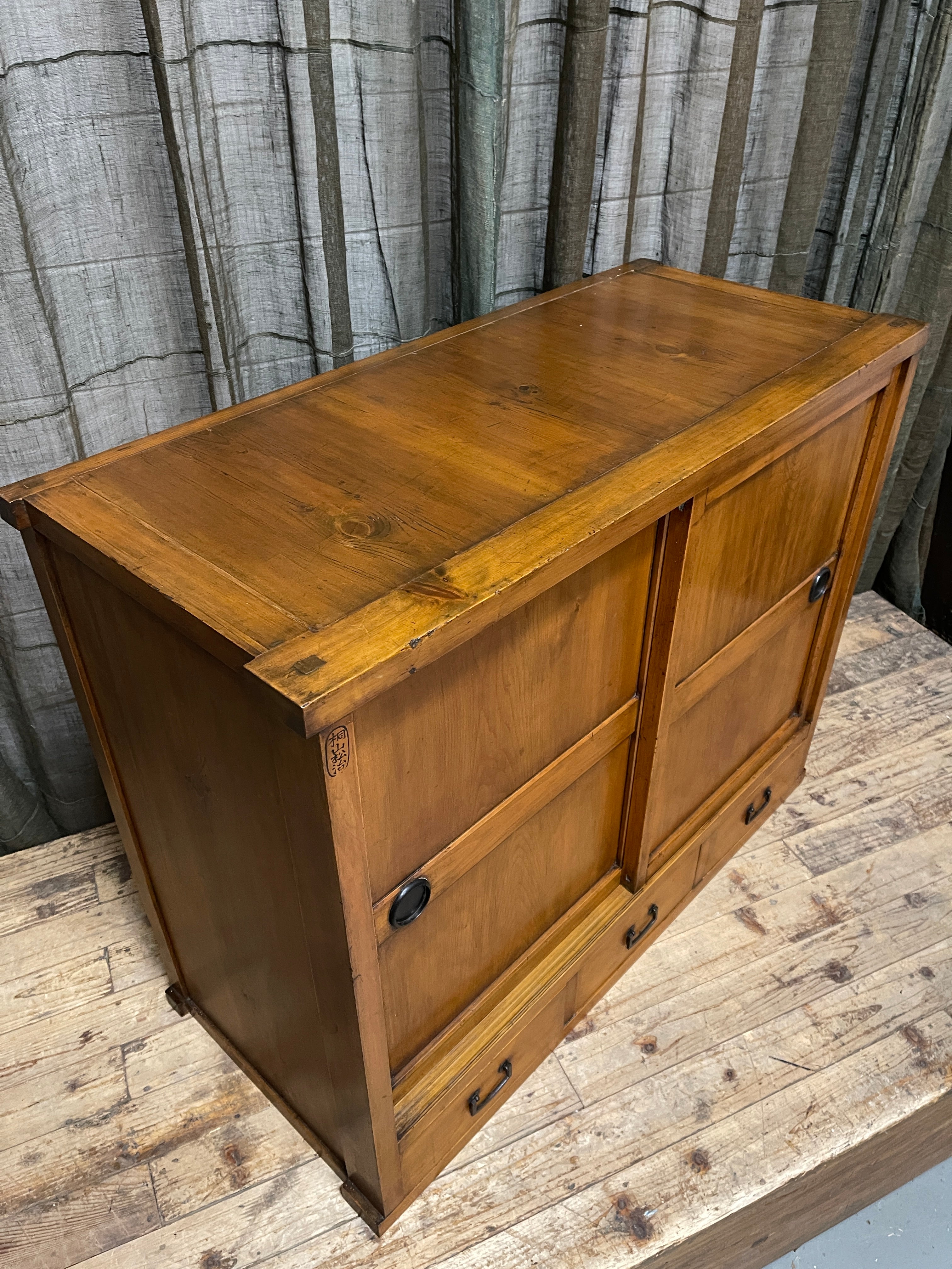 Japanese Storage Cabinet From Gifu - Cypress & Cedar | Meiji