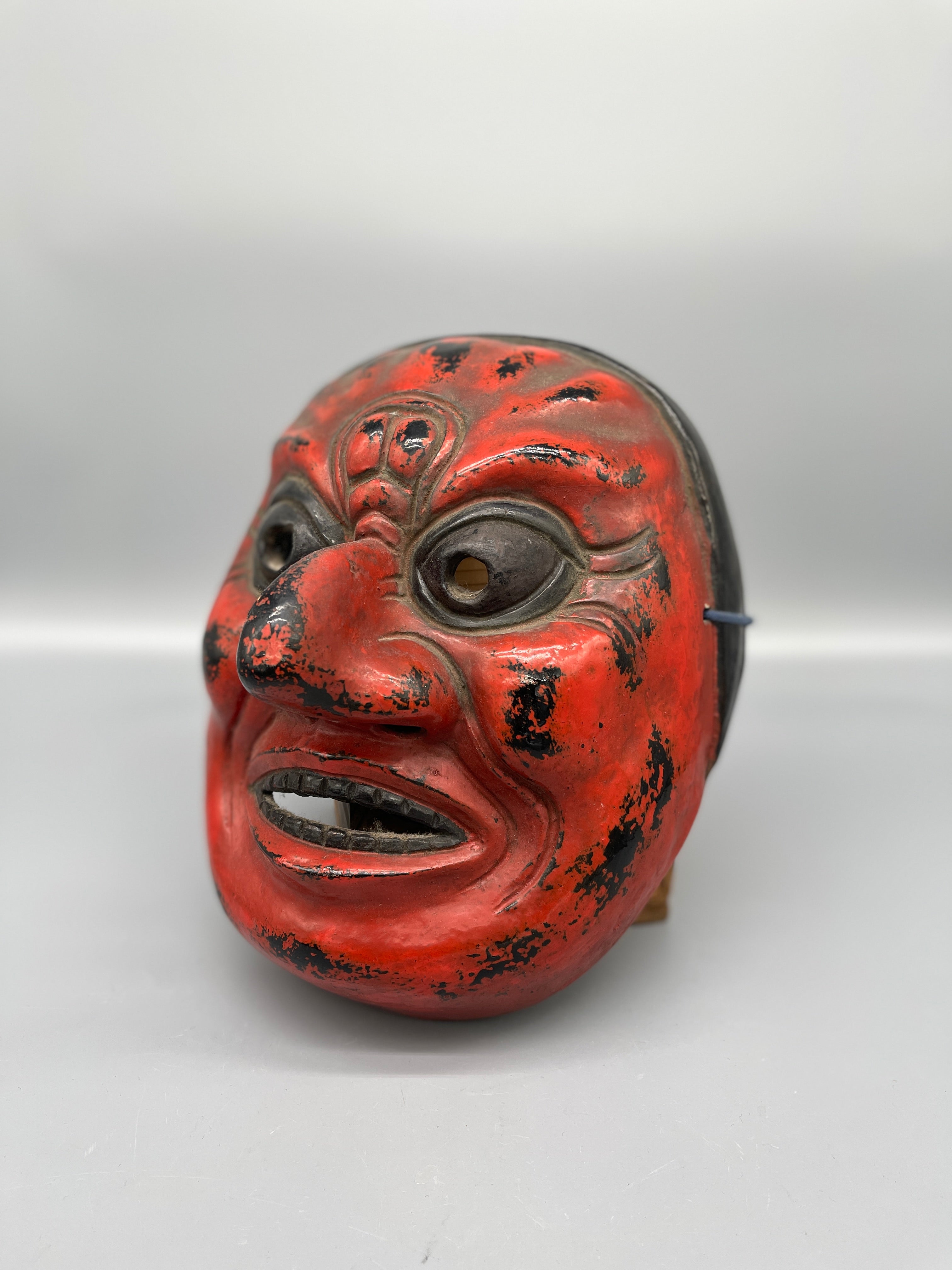 Vintage Japanese Bugaku Mask - Taishotoku