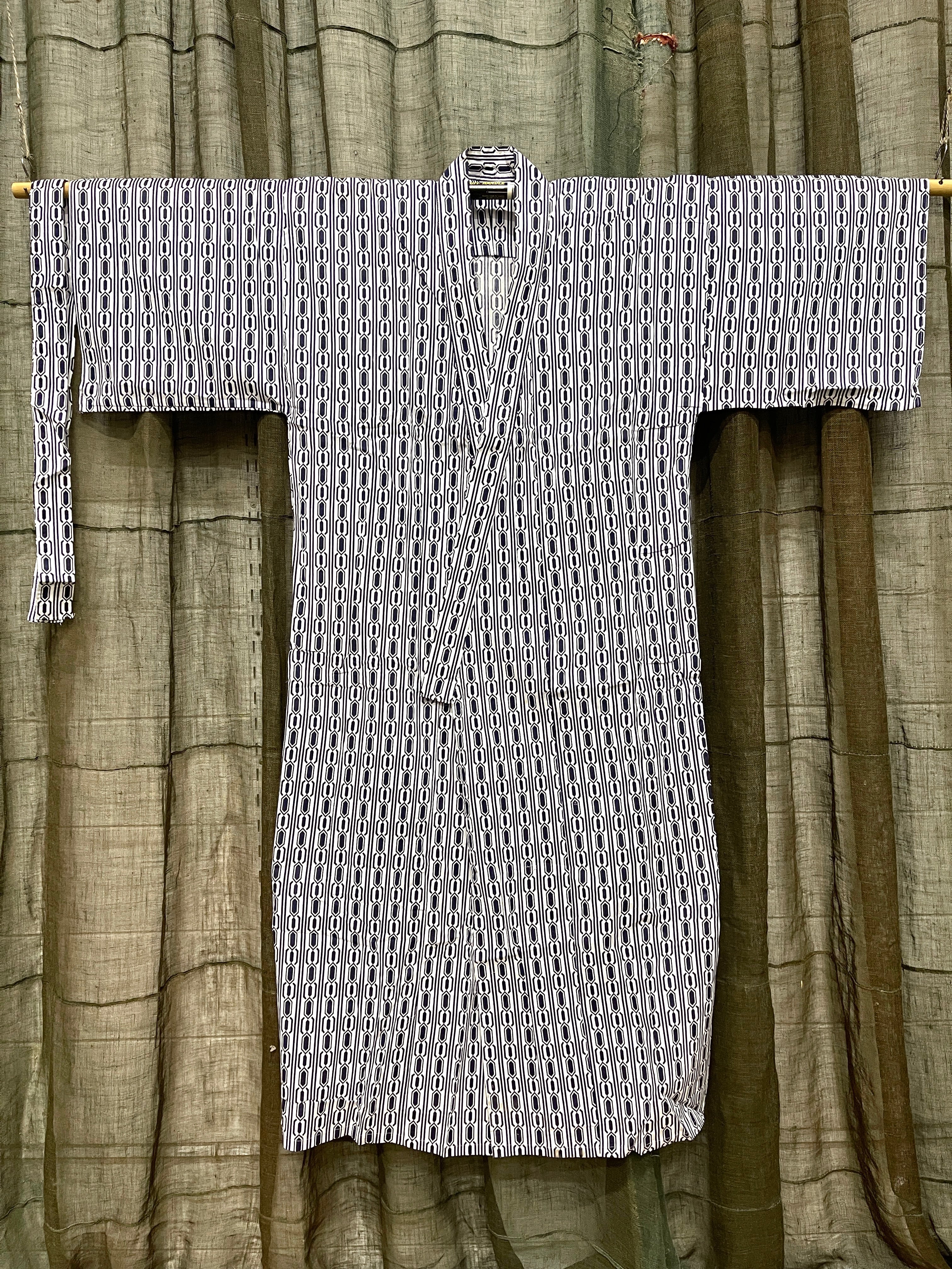 Nemaki, Japanese Cotton House Robe - Unisex