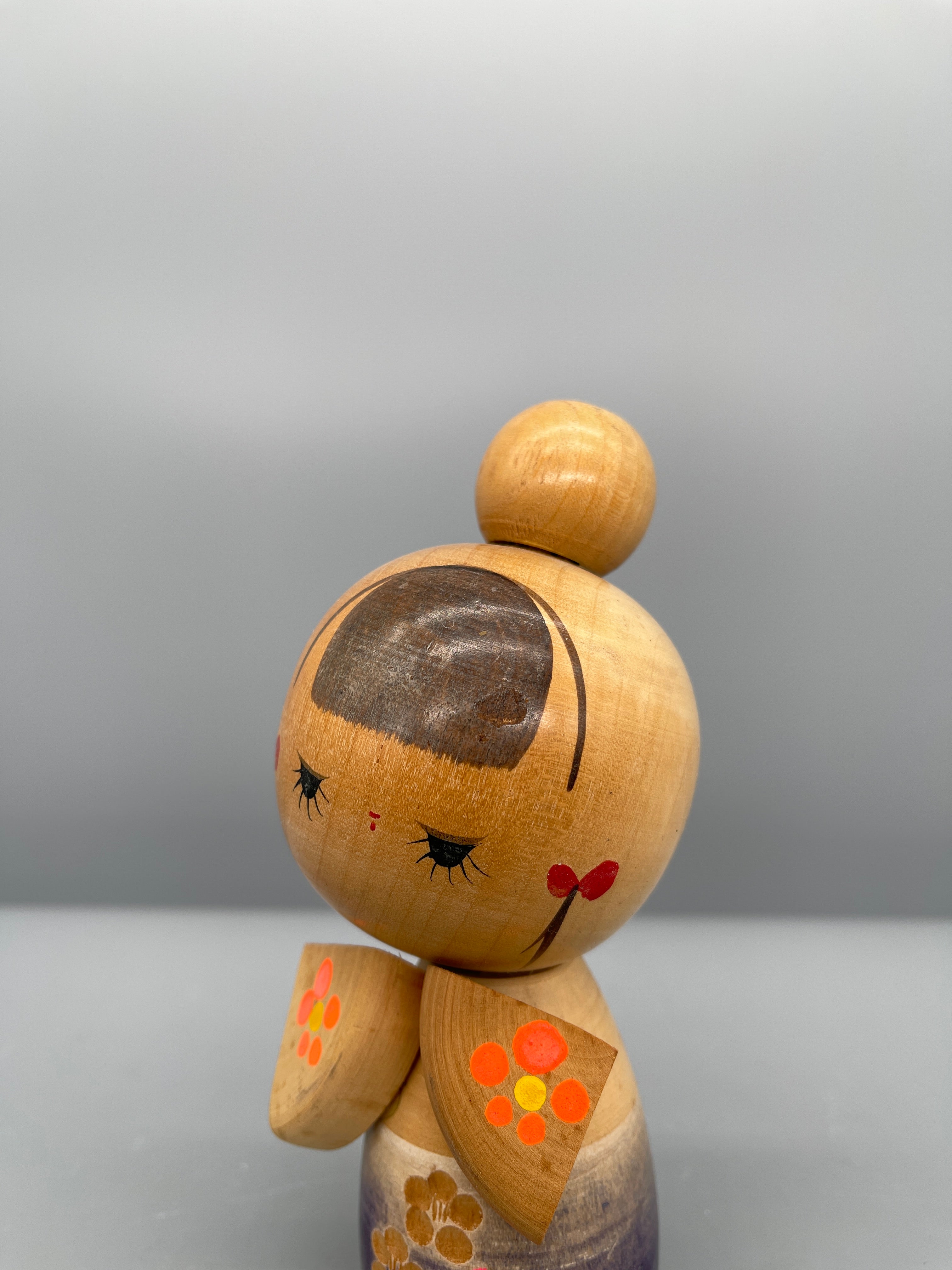 Vintage Japanese Sosaku Kokeshi Doll by Kazuo | c.1960