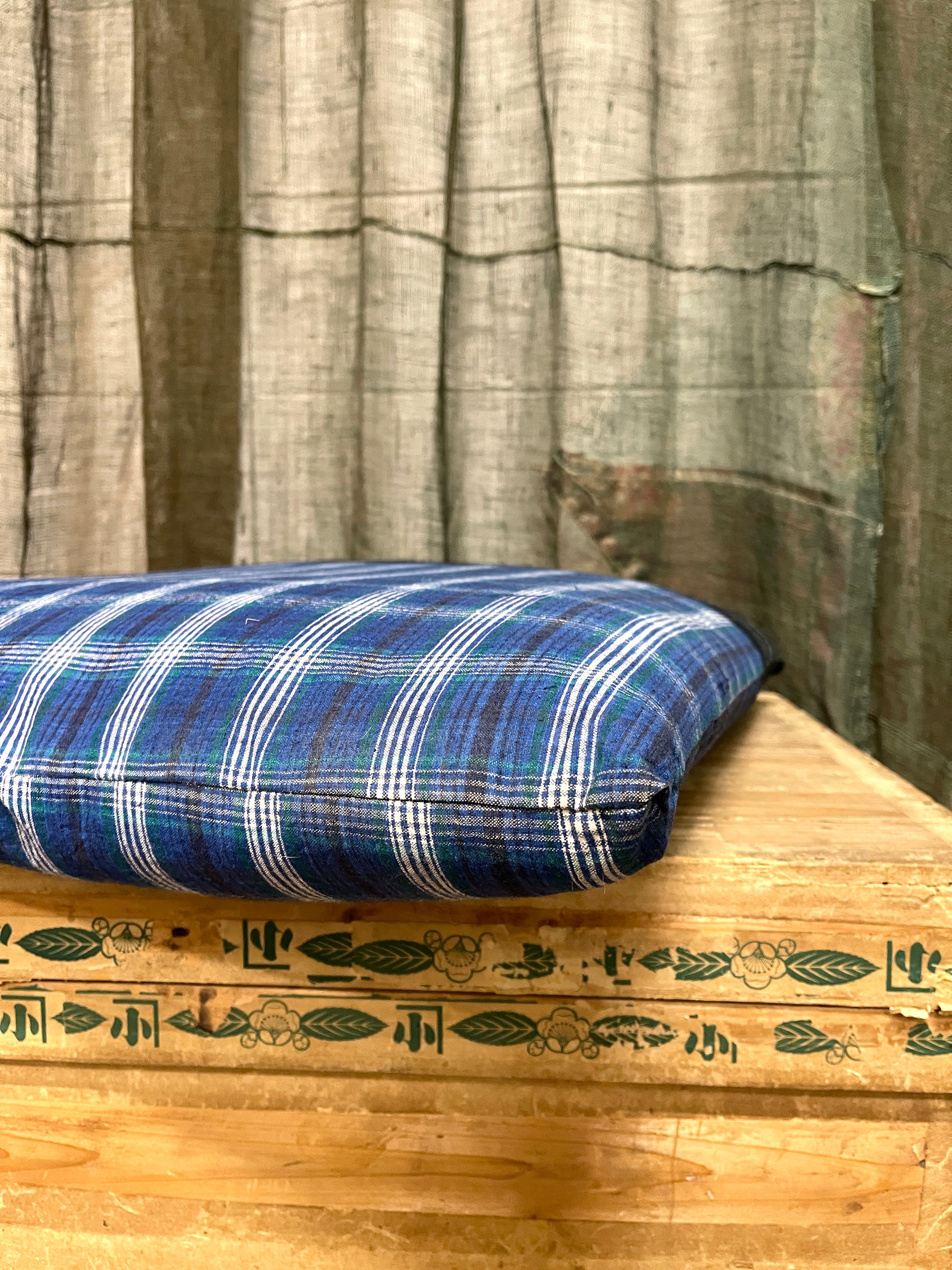 Japanese Floor Cushions Covered with Cotton Fabric