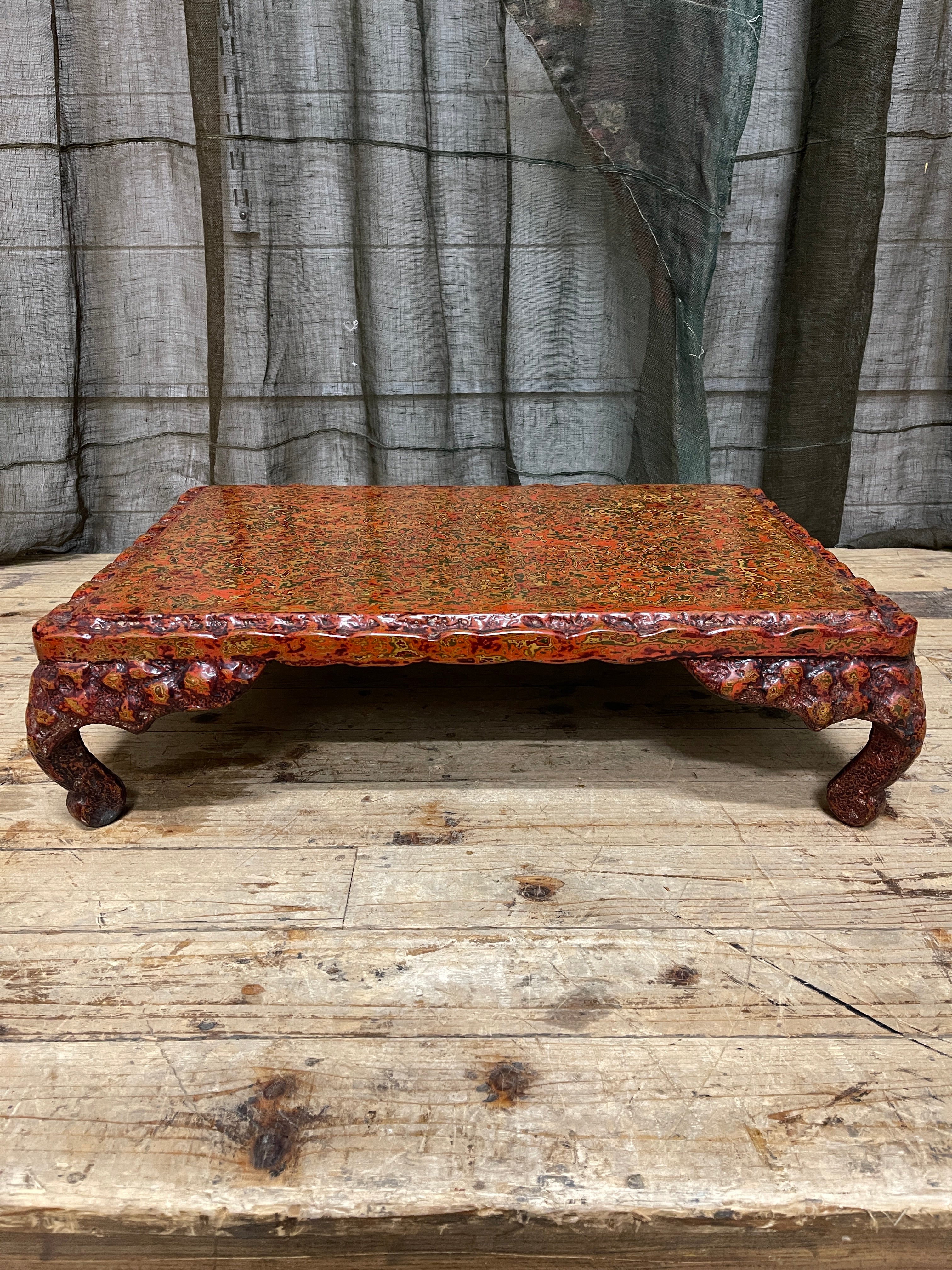 Vintage Japanese Wakasa Lacquer Stand