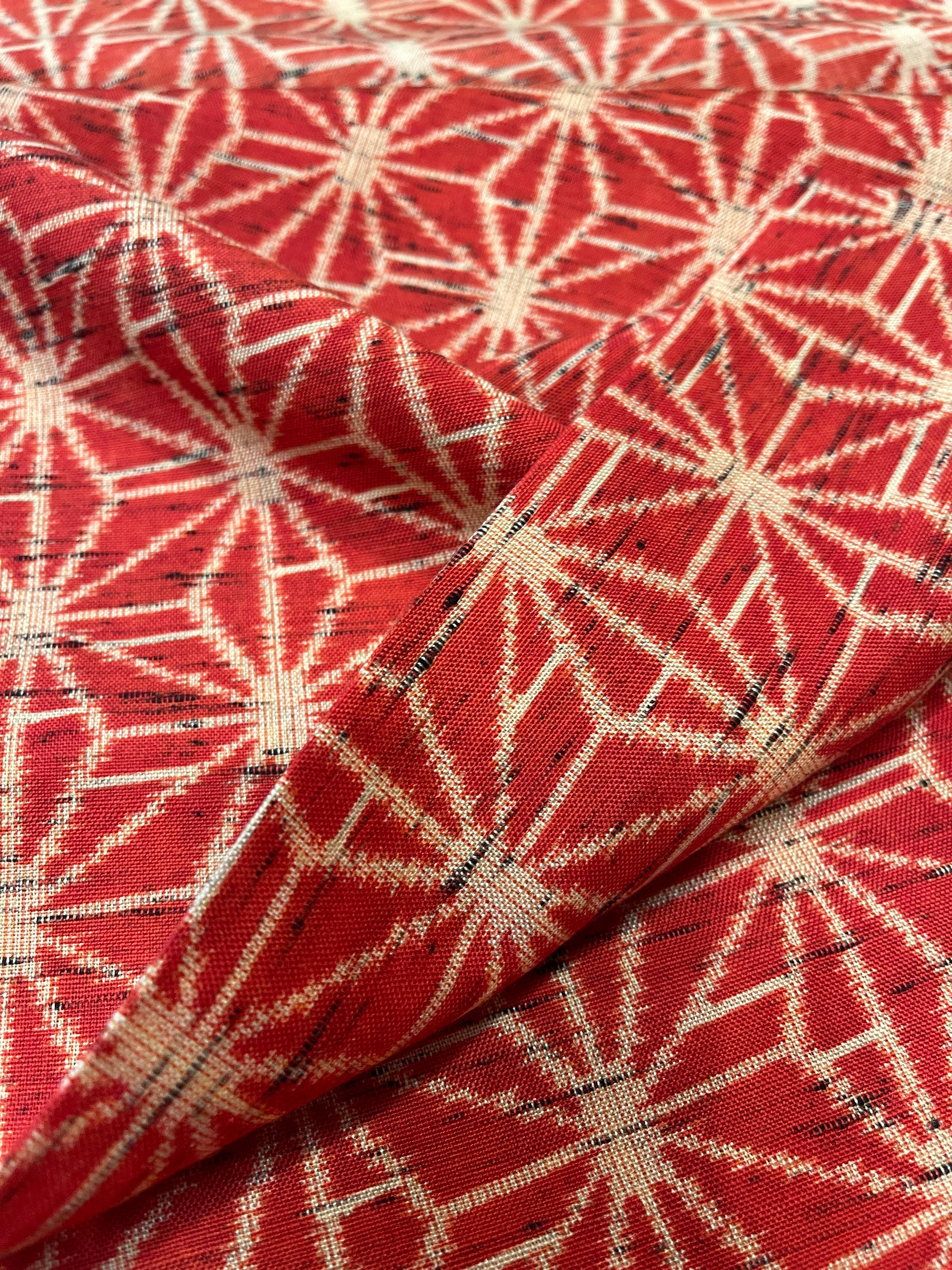 Japanese Wool Fabric Asanoha
