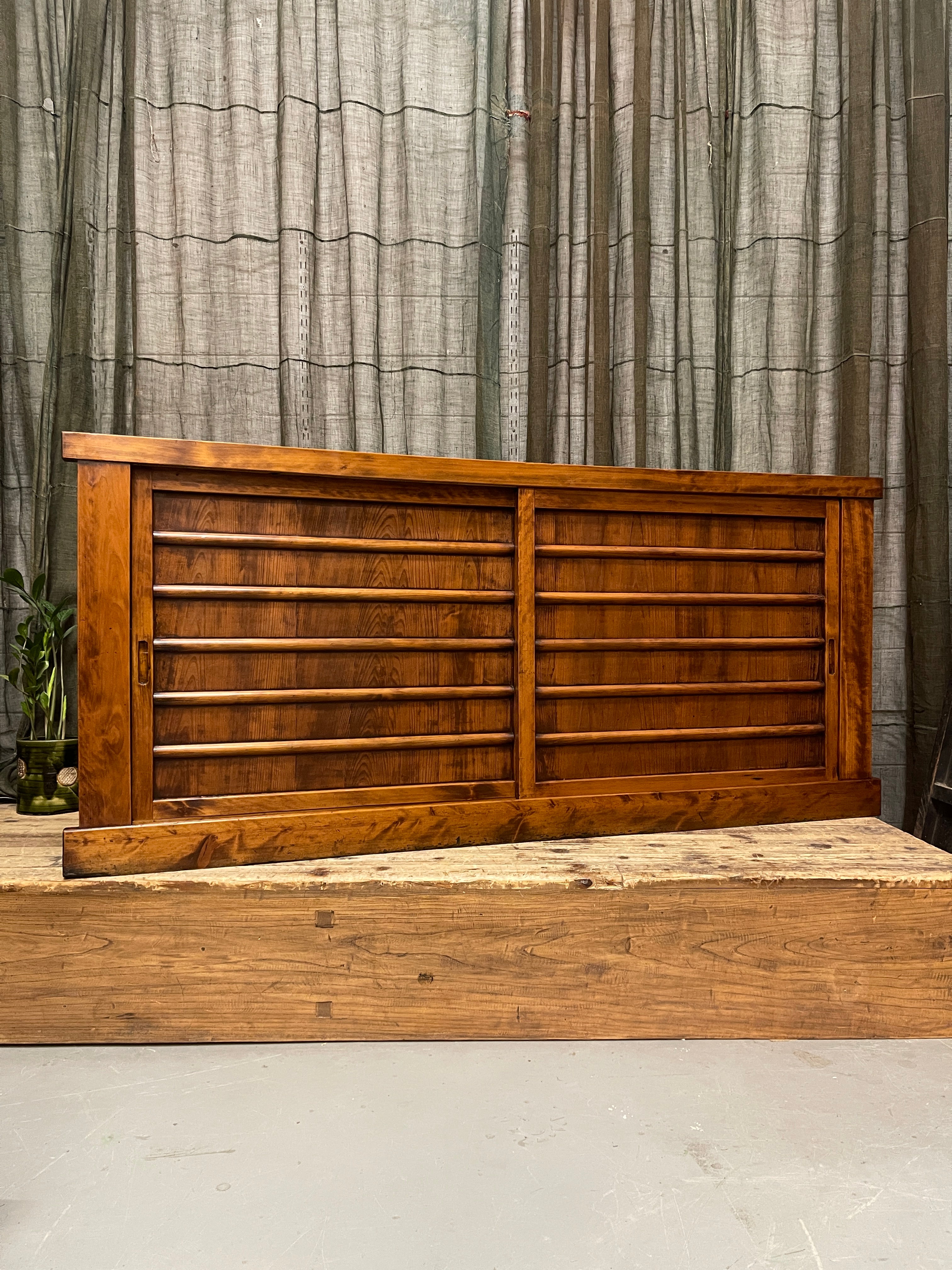 Antique Japanese Sideboard - Cedar & Cypress | Meiji