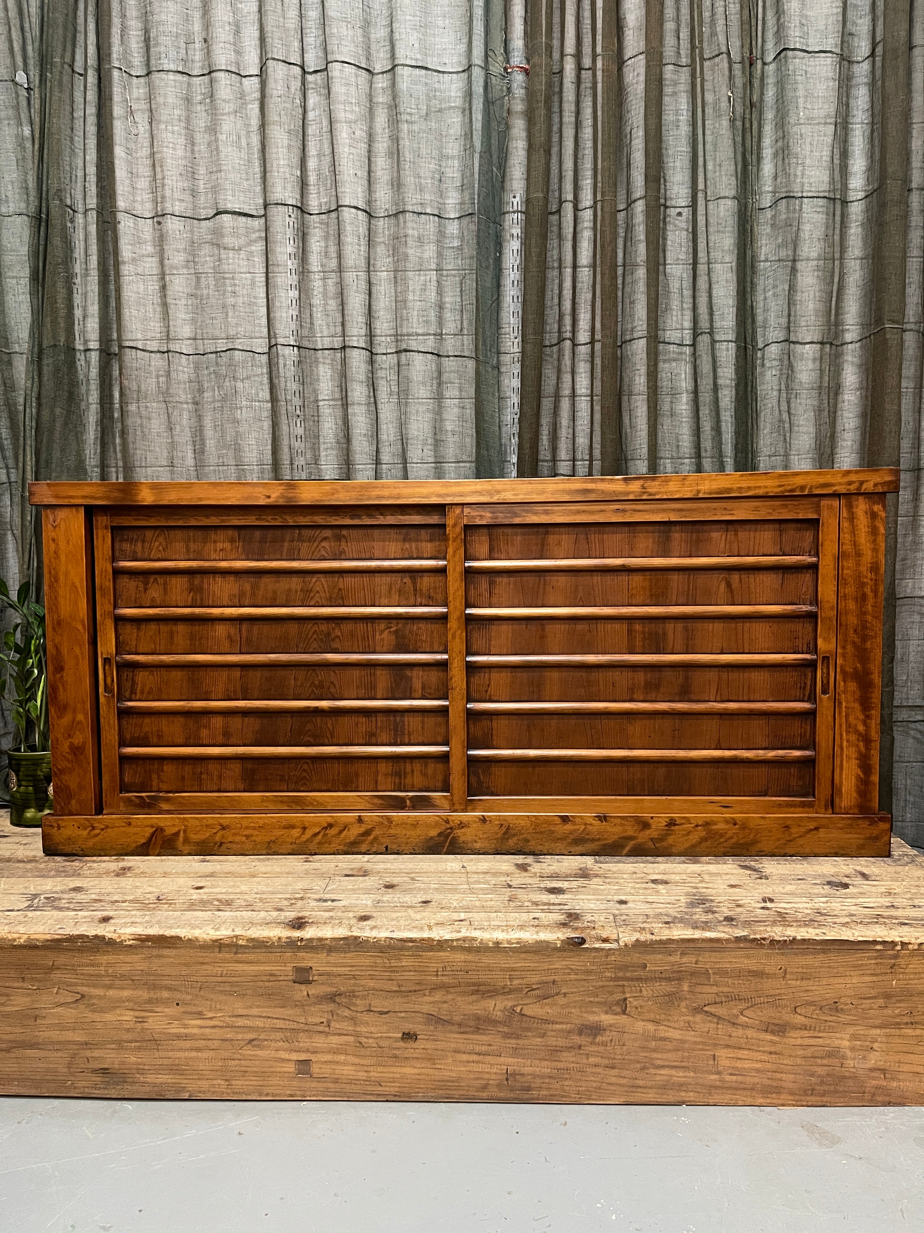 Antique Japanese Sideboard - Cedar & Cypress | Meiji