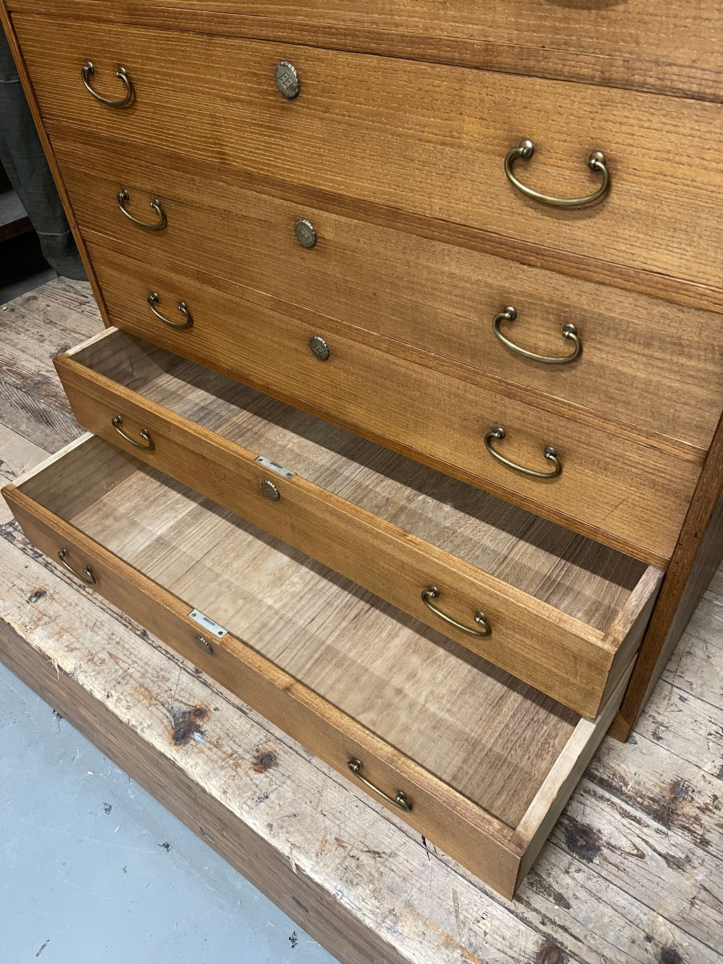Japanese Kimono Chest of Drawers - Paulownia | Showa