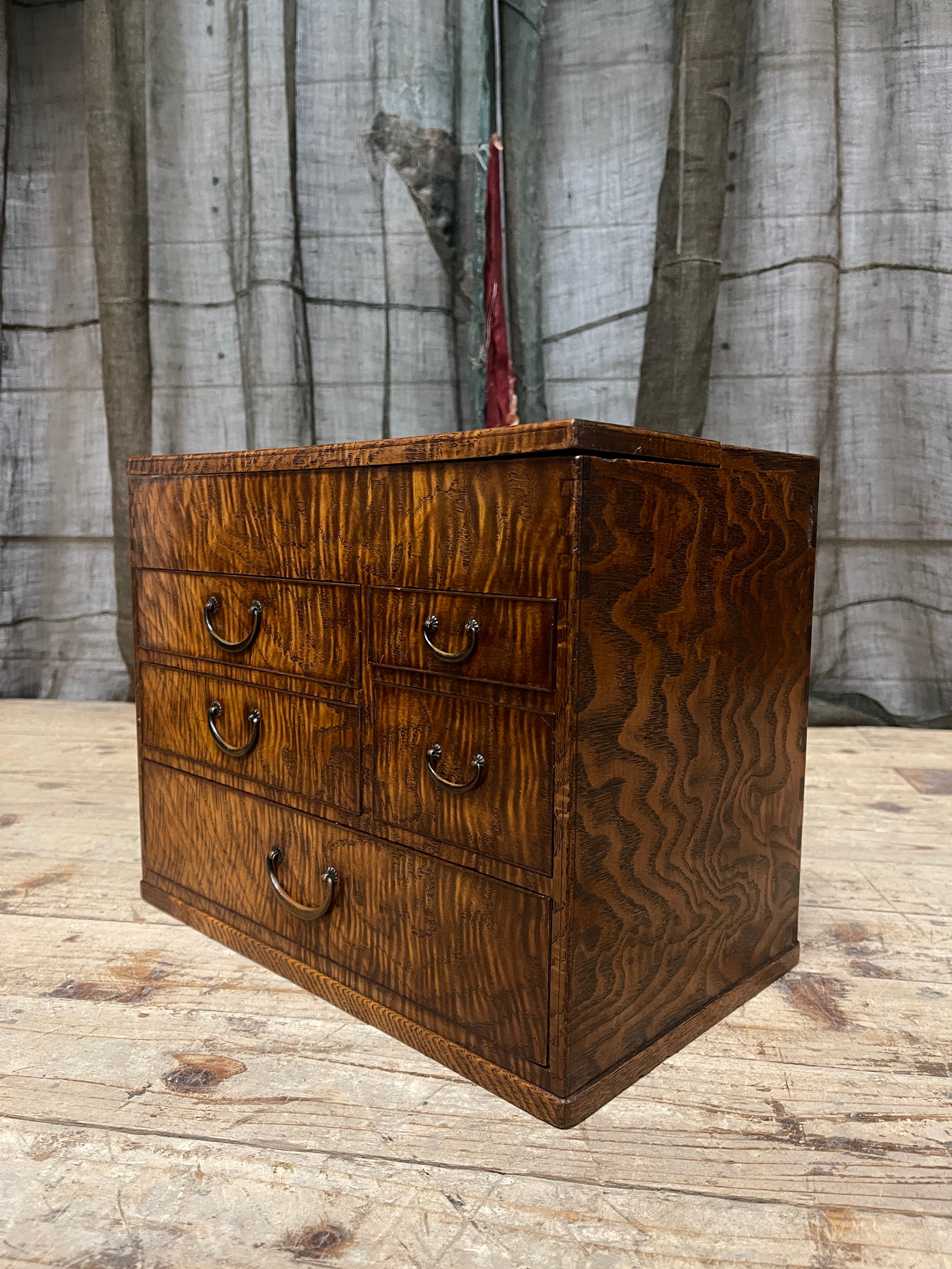 Vintage Japanese Sewing Box, Hari Bako | 1920's