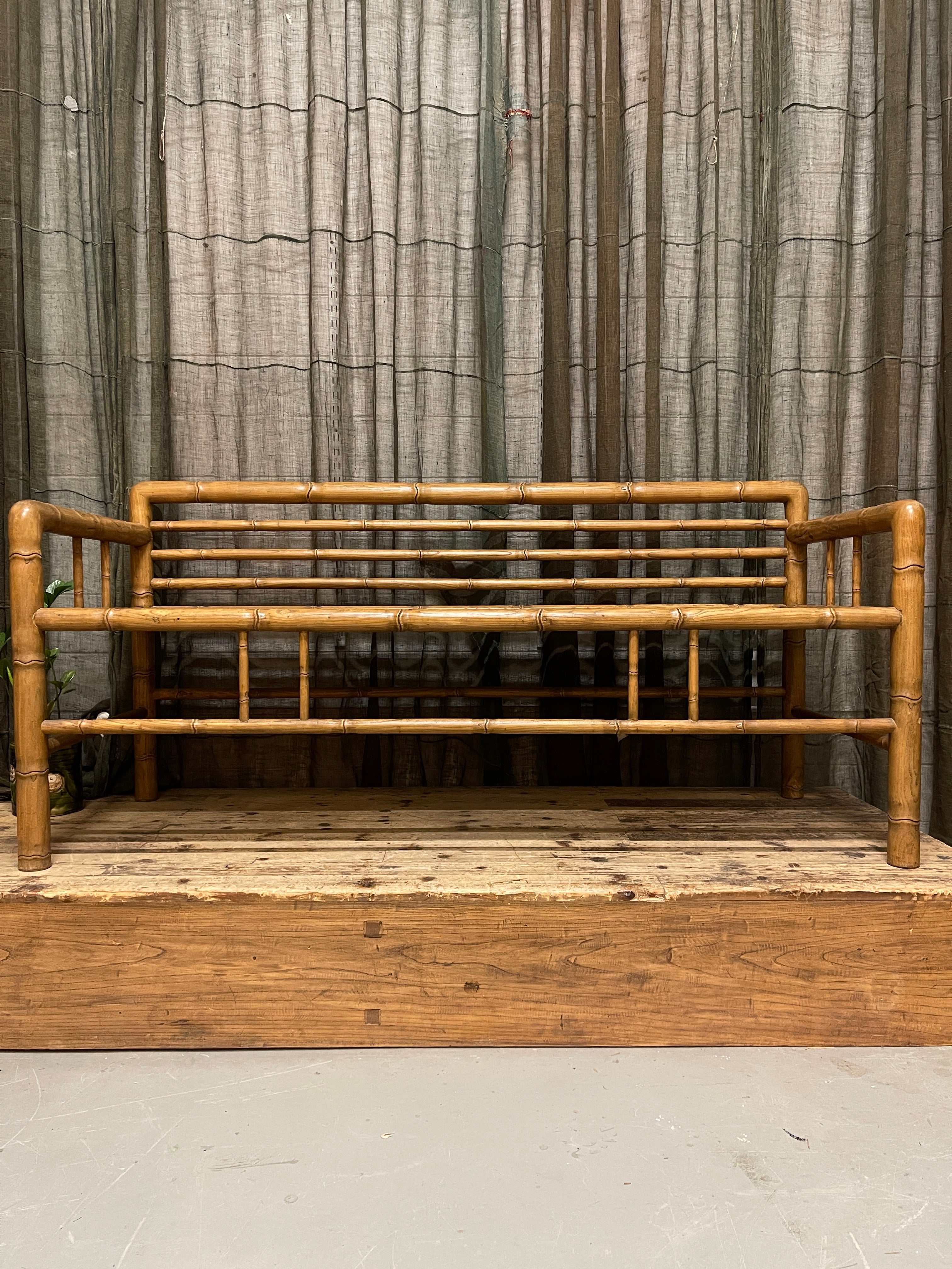 Chinese Bamboo & Elm Daybed