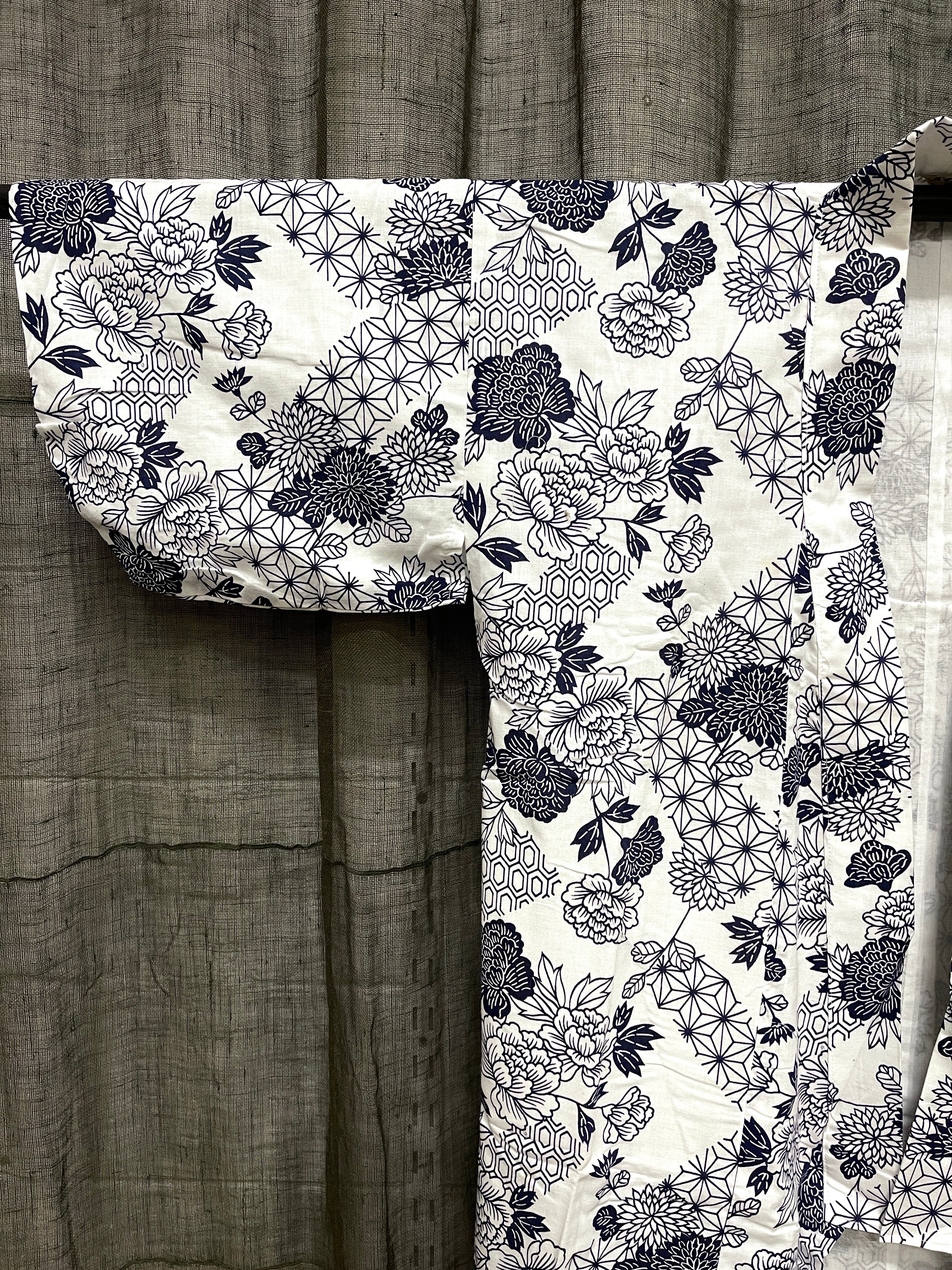 Nemaki, Japanese Cotton House Robe - Unisex