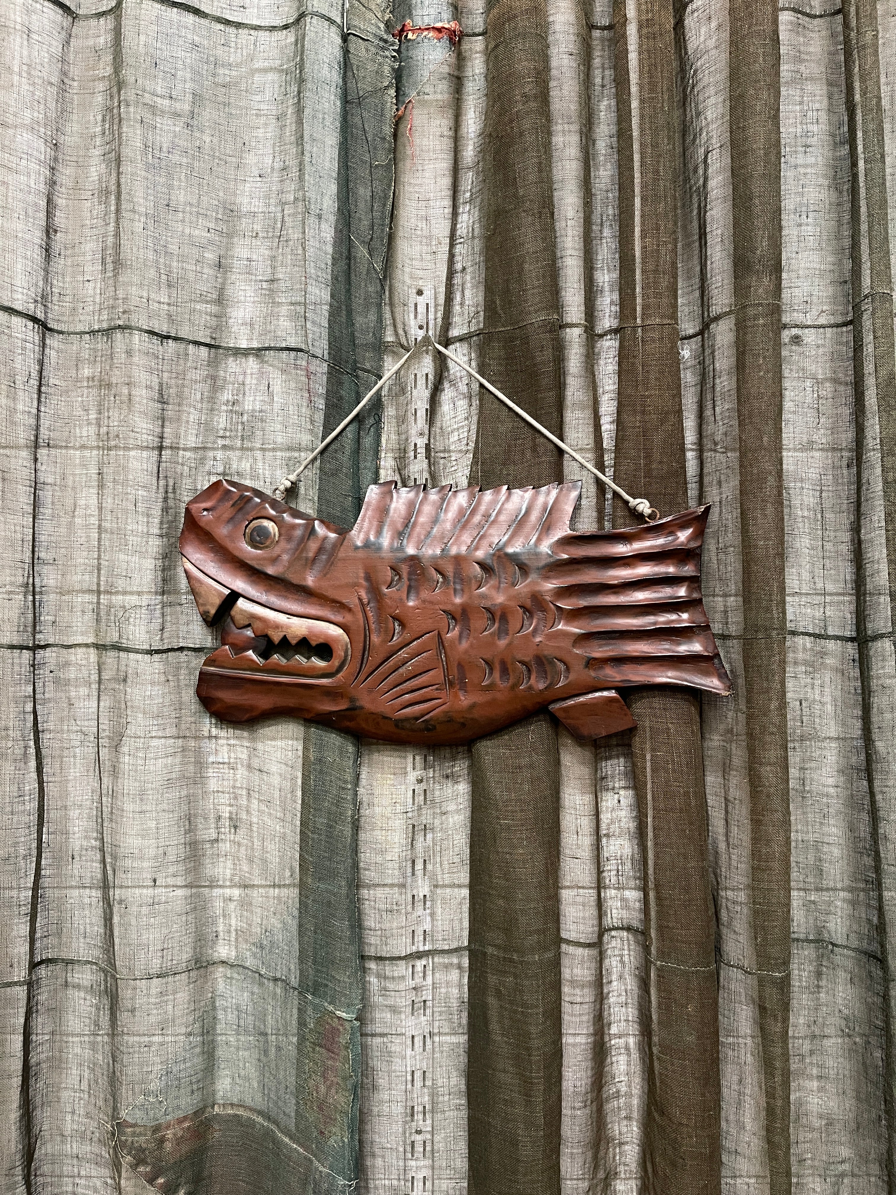 Japanese Gyoban Wooden Fish-shaped Drum