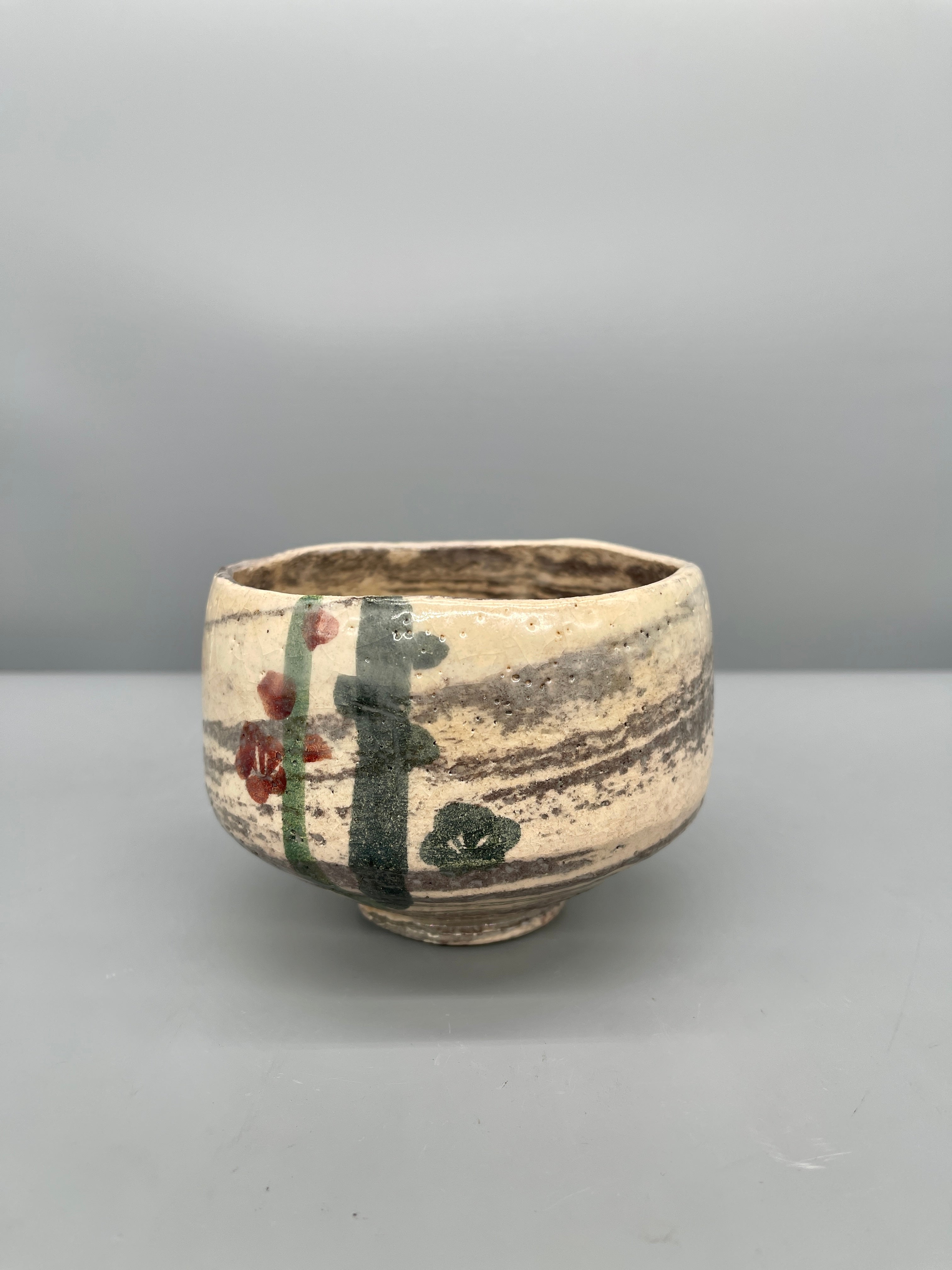 Japanese Chawan, Tea Bowl - Kiyomizu Ware