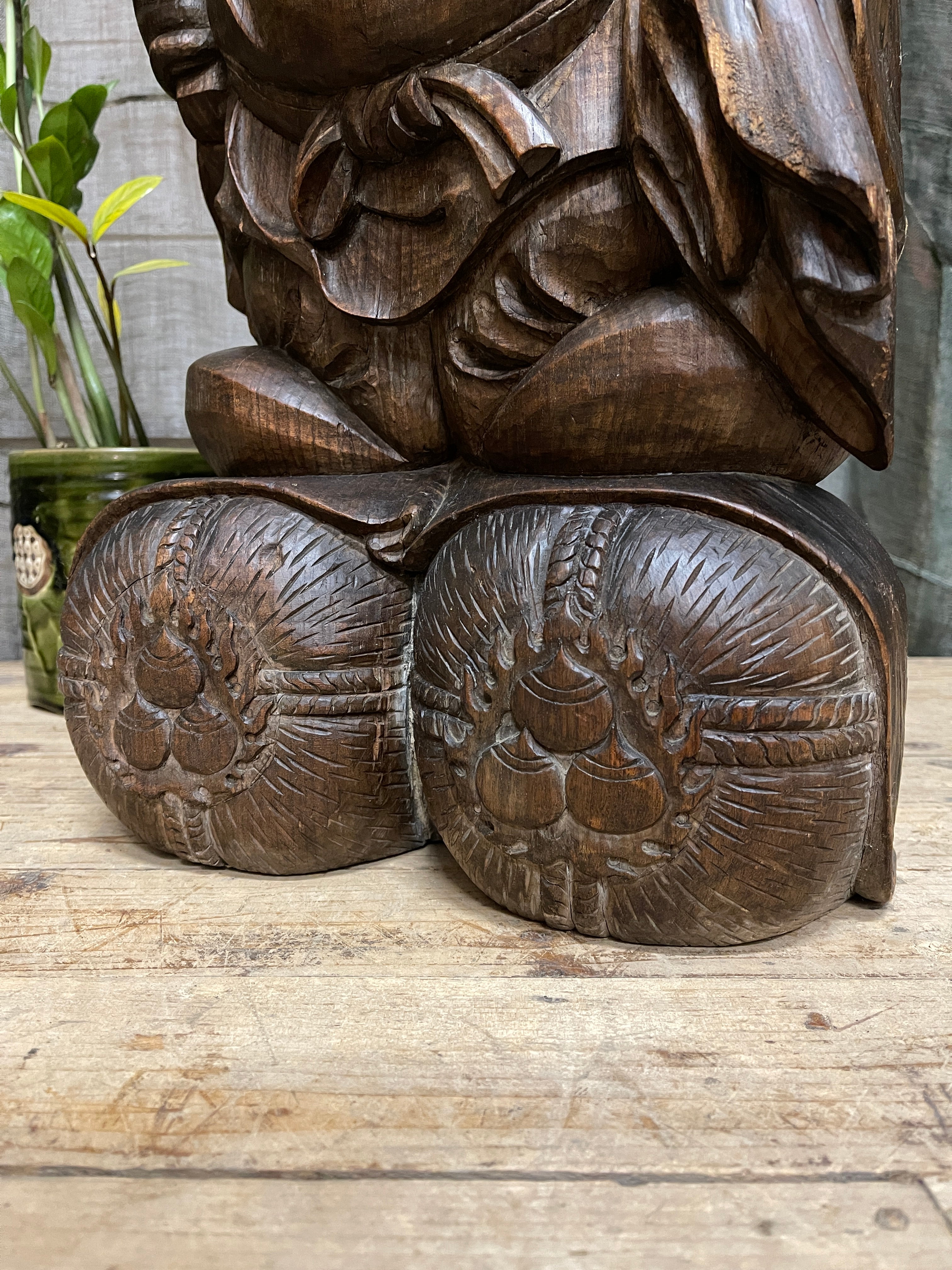 Antique Japanese Daikoku Statue