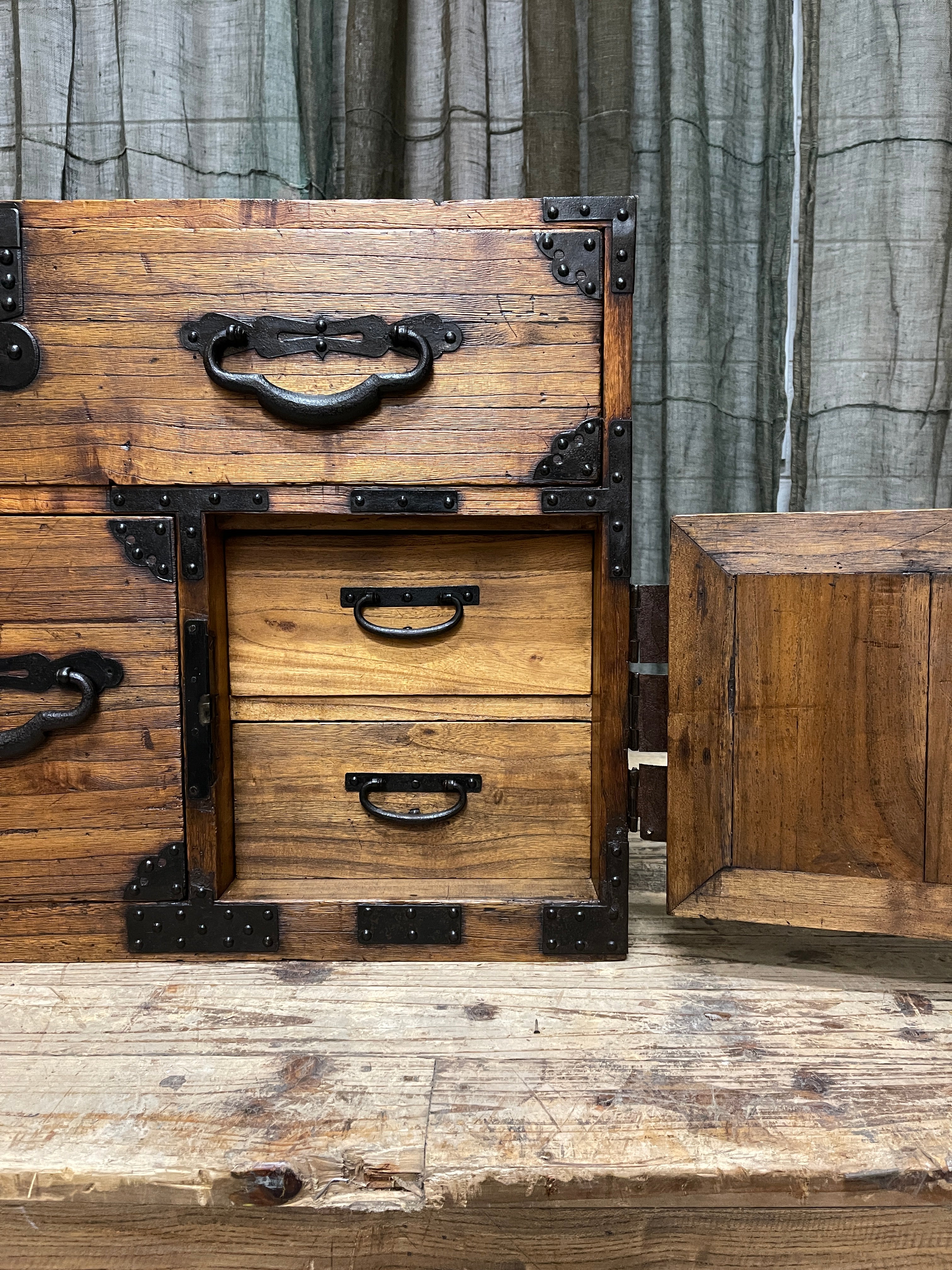 Japanese Low Chest - Paulownia | Meiji
