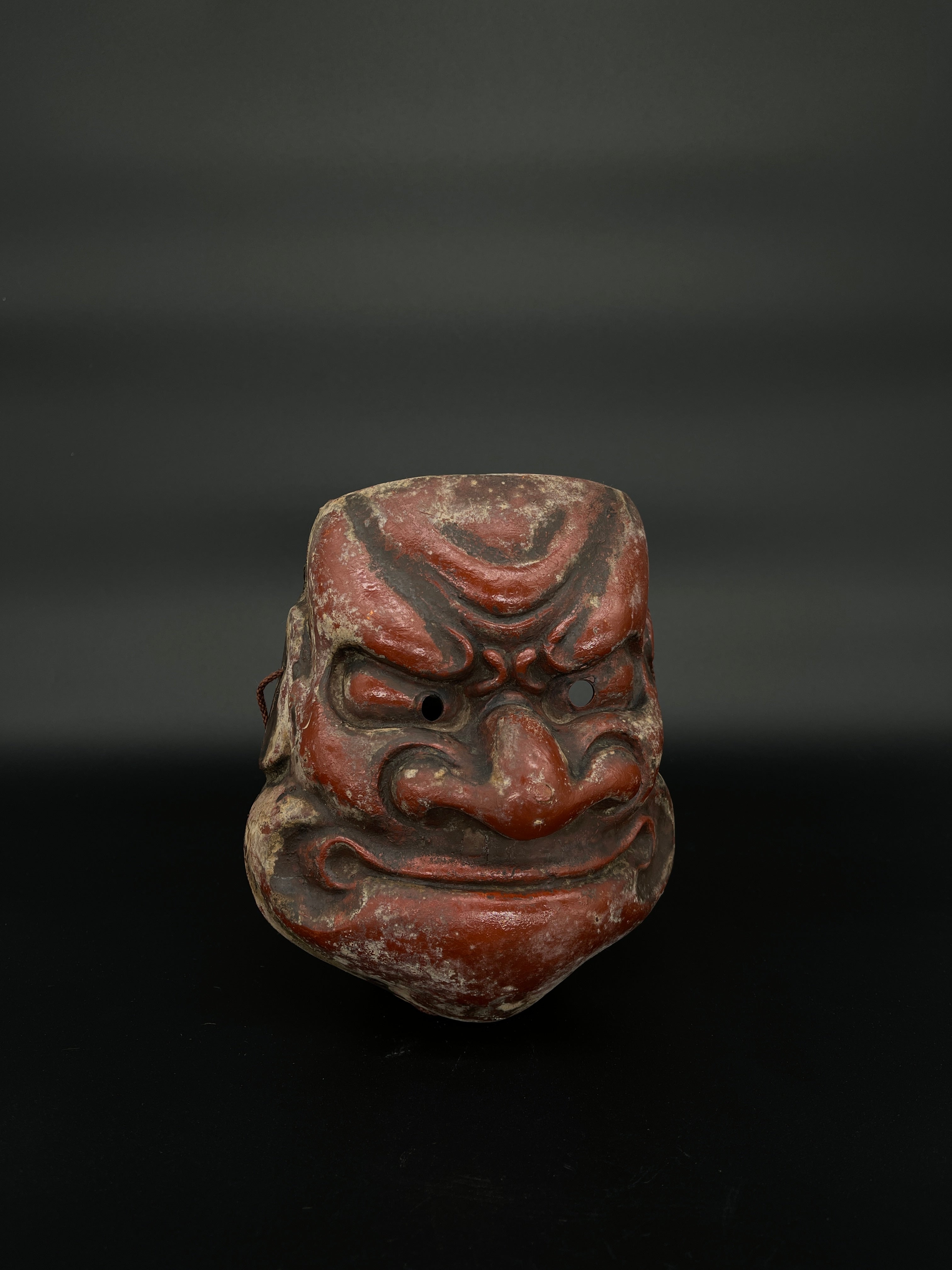 Vintage Japanese Noh Mask - O Beshimi