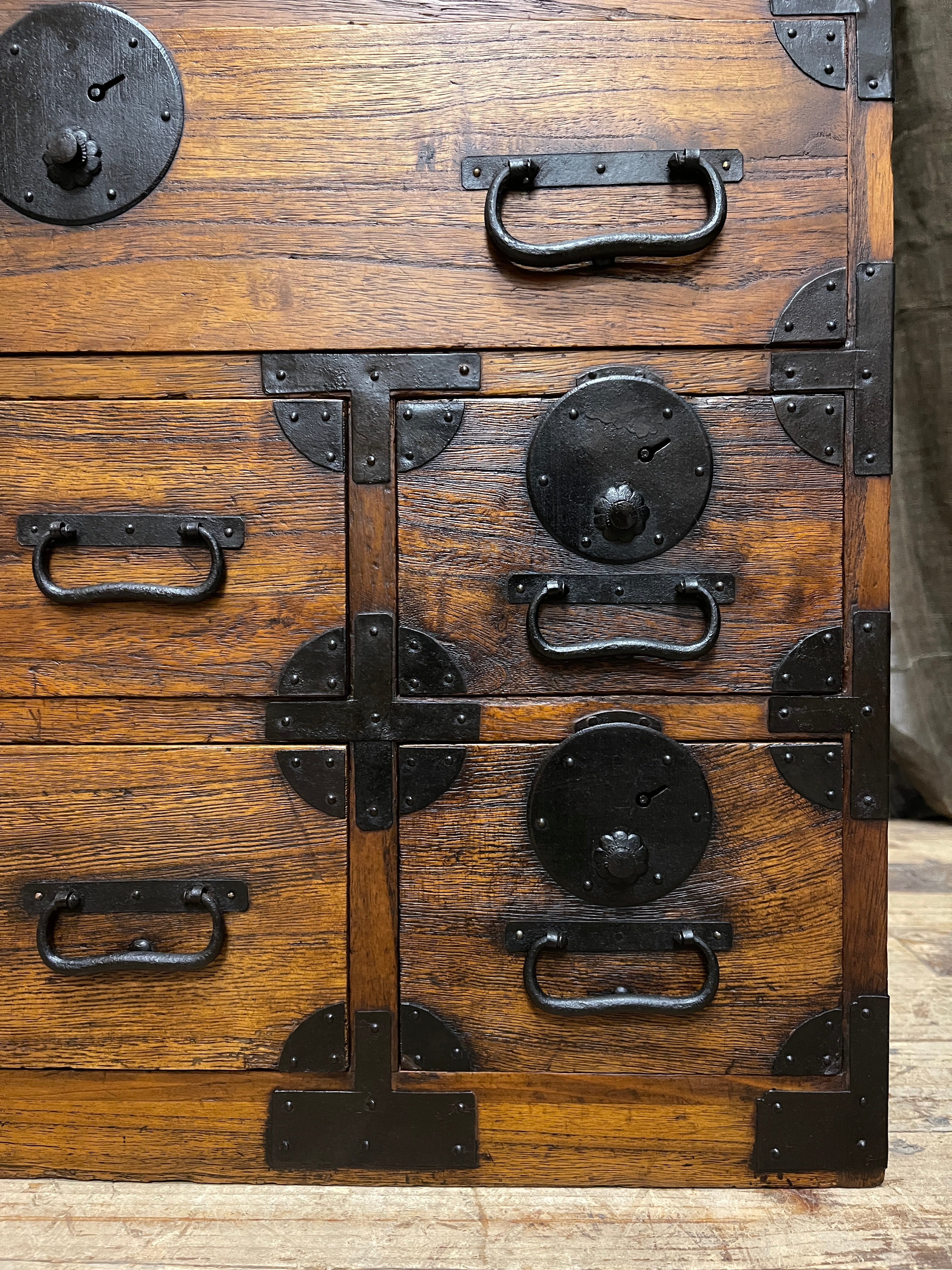 Ko Dansu, Japanese Side Cabinet - Paulownia | Meiji
